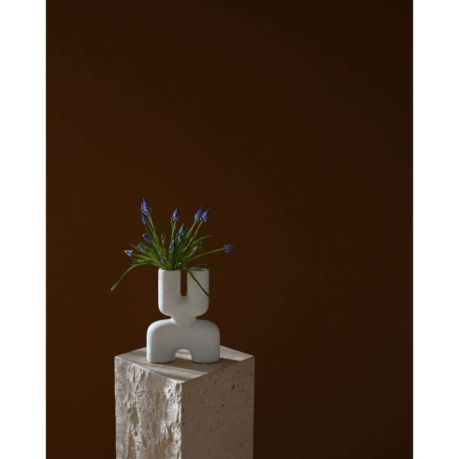 Dvostruka vaza Cobra Mini Bone White - 101 Copenhagen