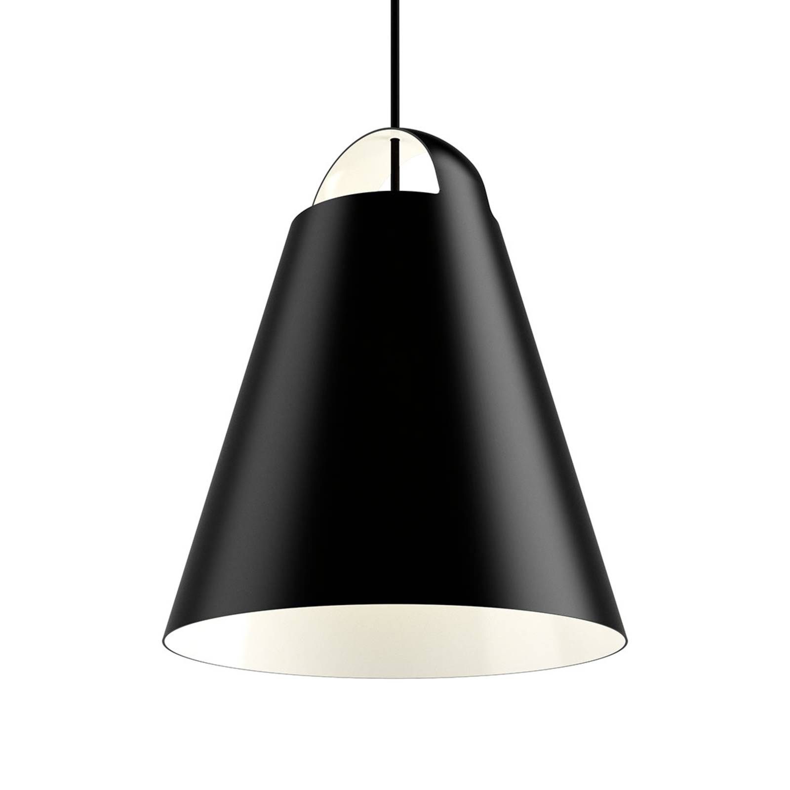 E-shop Louis Poulsen Above závesná lampa, čierna, 40 cm