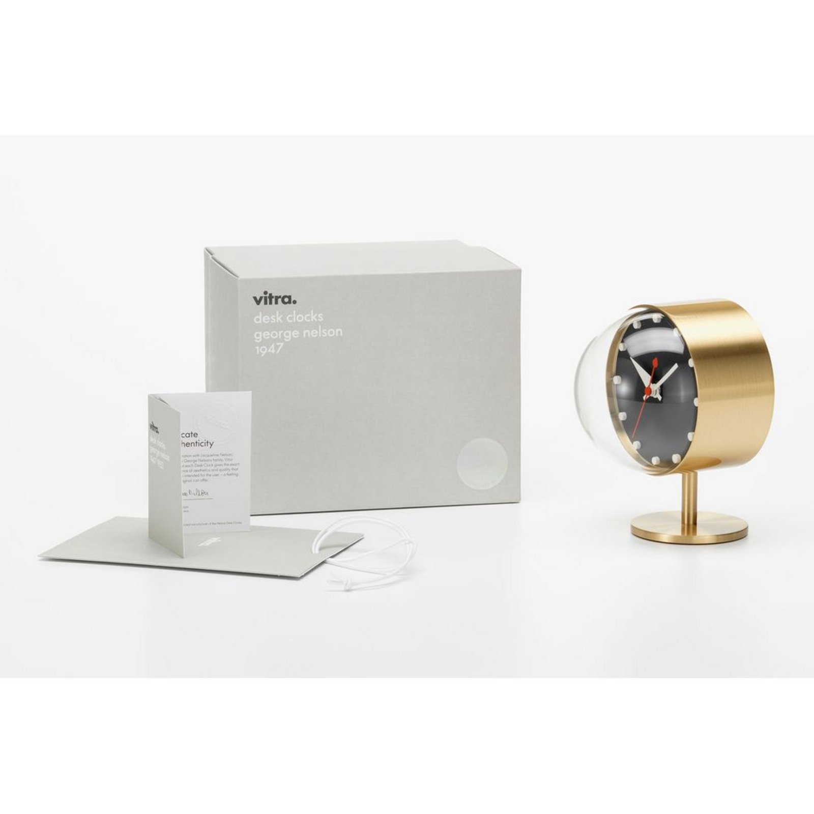 Night Clock Brass/Black - Vitra