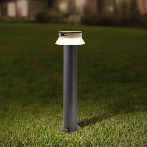 LED-Solarwegeleuchte Felice schwarz CCT Höhe 73 cm