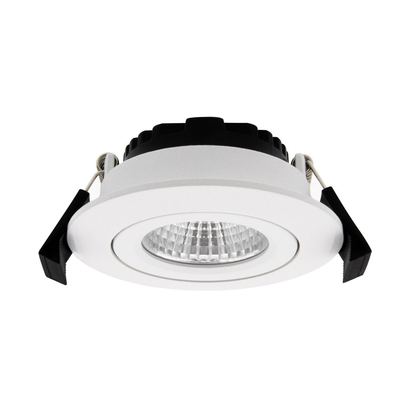 DOTLUX LED ugradbena stropna svjetiljka CIRCLEminidim bijela Ø 8,5 cm Alu