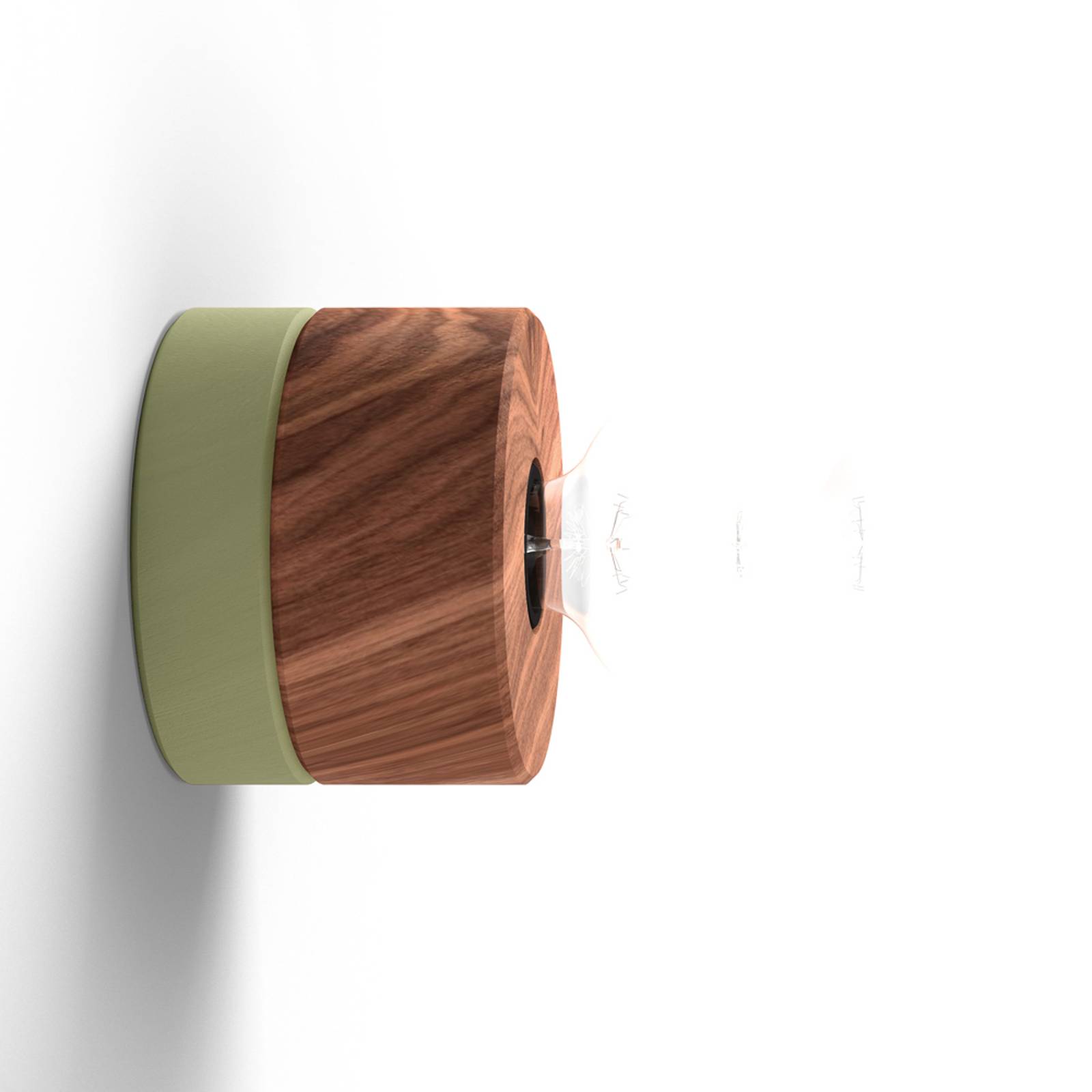 Almut von Wildheim Wooden Wall Light - Living / Dining Room - dimmable - Scandinavian - Brown