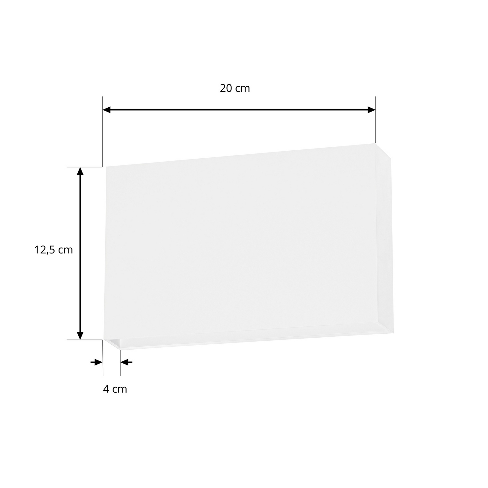 Jarte LED-ulkoseinävalaisin, 20 cm, valkoinen, IP65 – Lucande