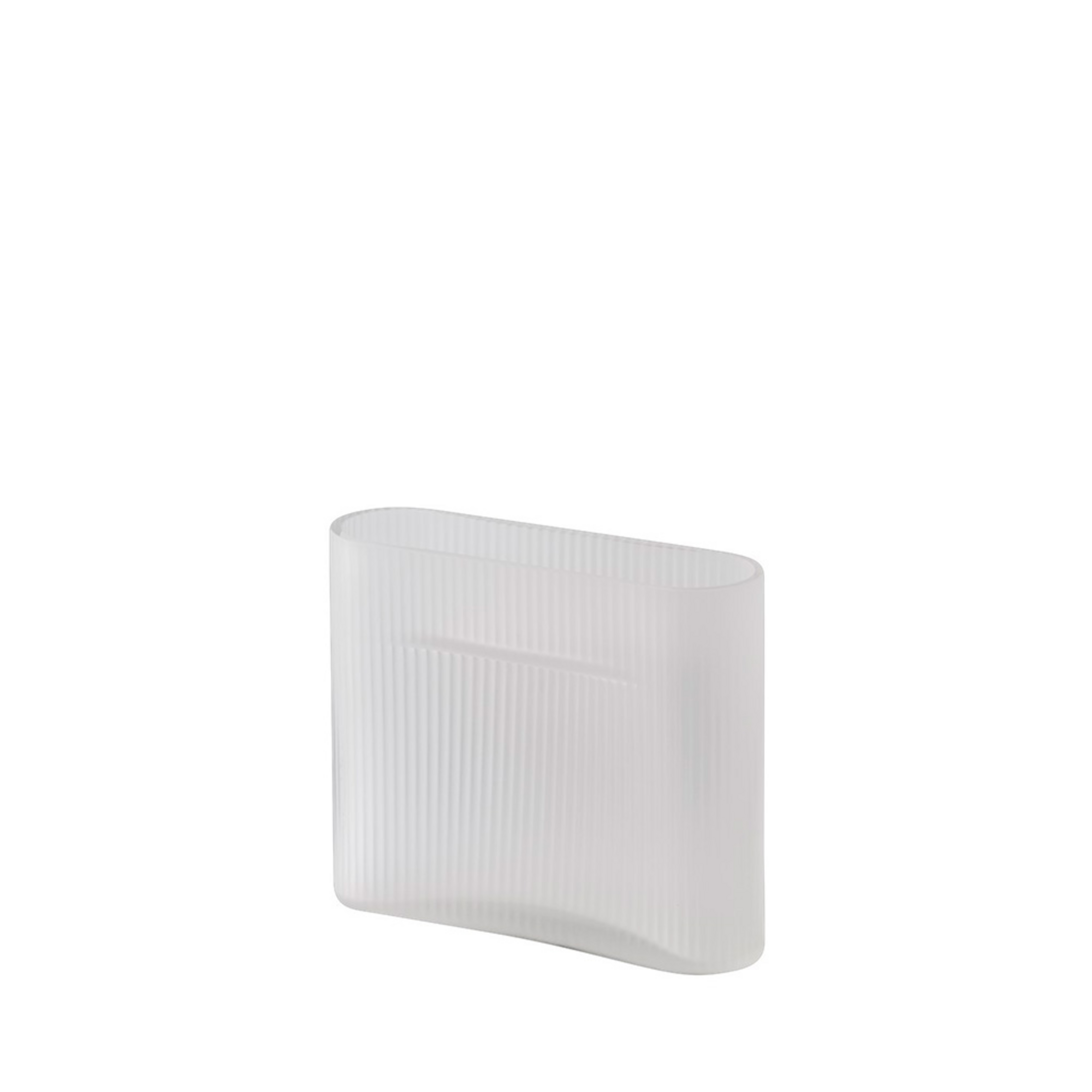 Ridge Vase H16,5 Weiß - Muuto