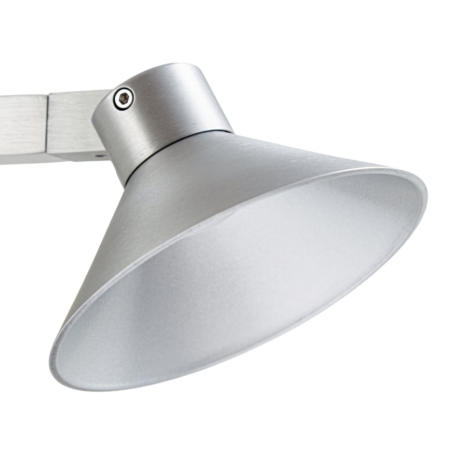 Suspension LED Steve, aluminium, 113 cm, à 6 lampes, à intensité variable -