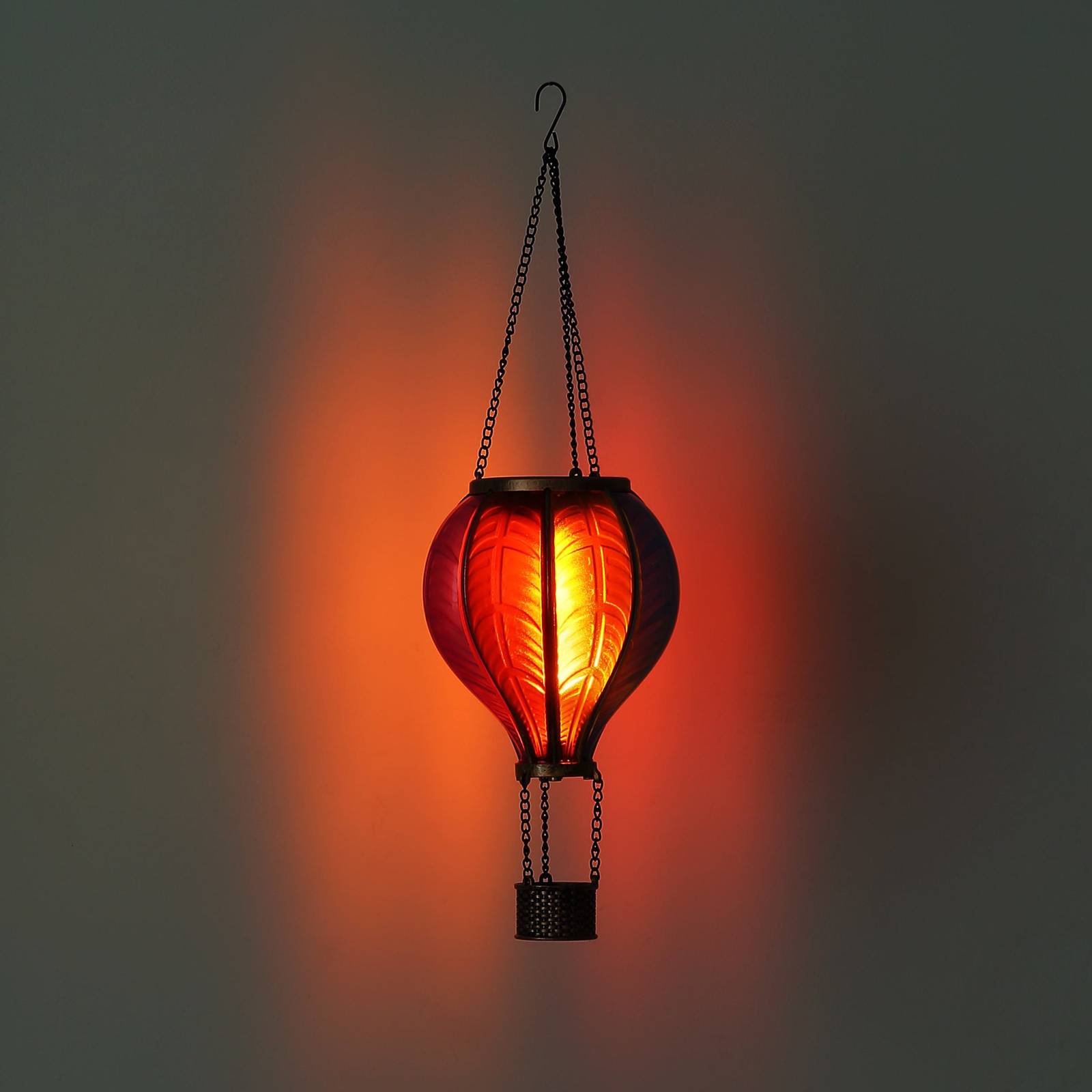 LED-Solarleuchte 36136B Heißluftballon, bunt, Kunststoff günstig online kaufen