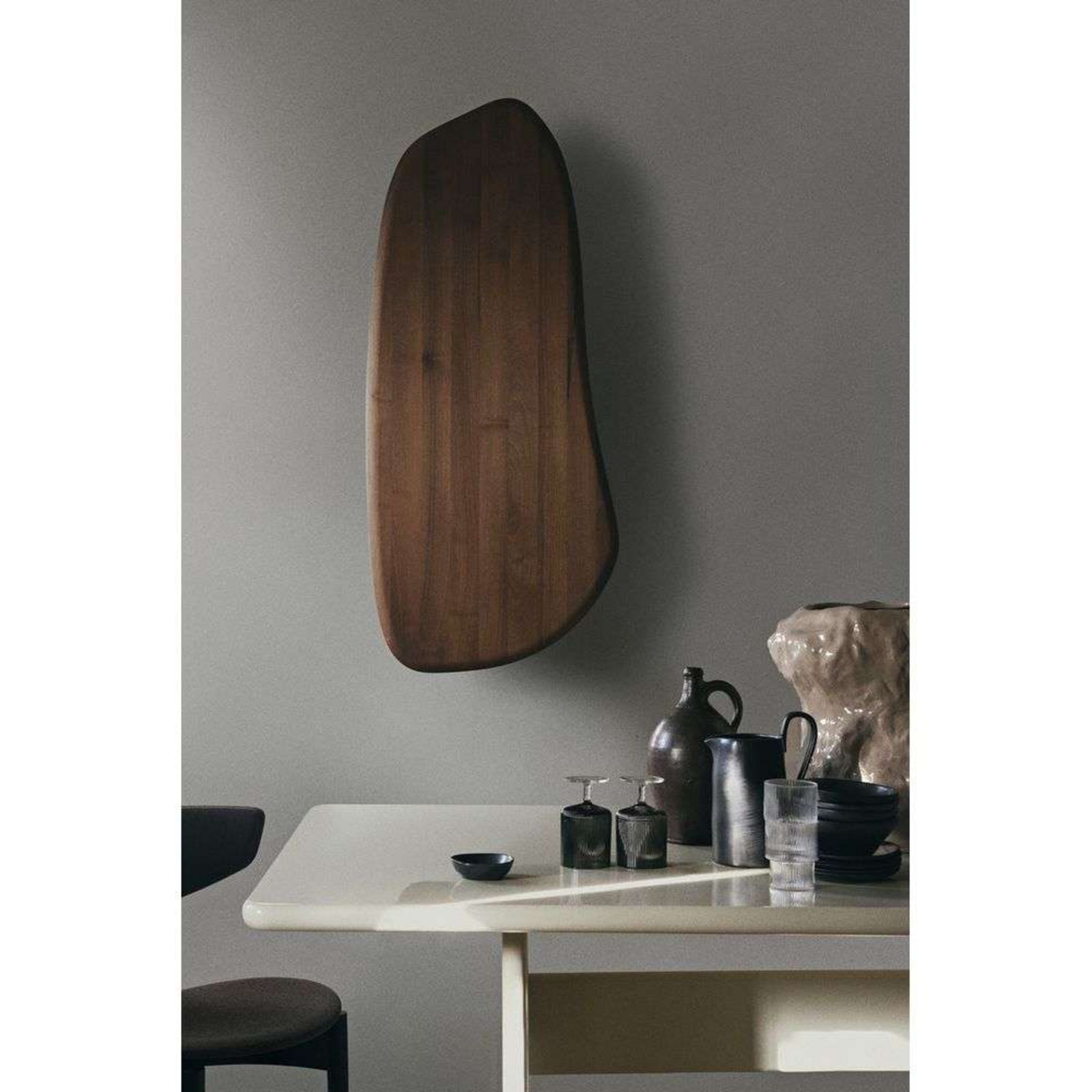 Feve Wall Cabinet Walnut - ferm LIVING