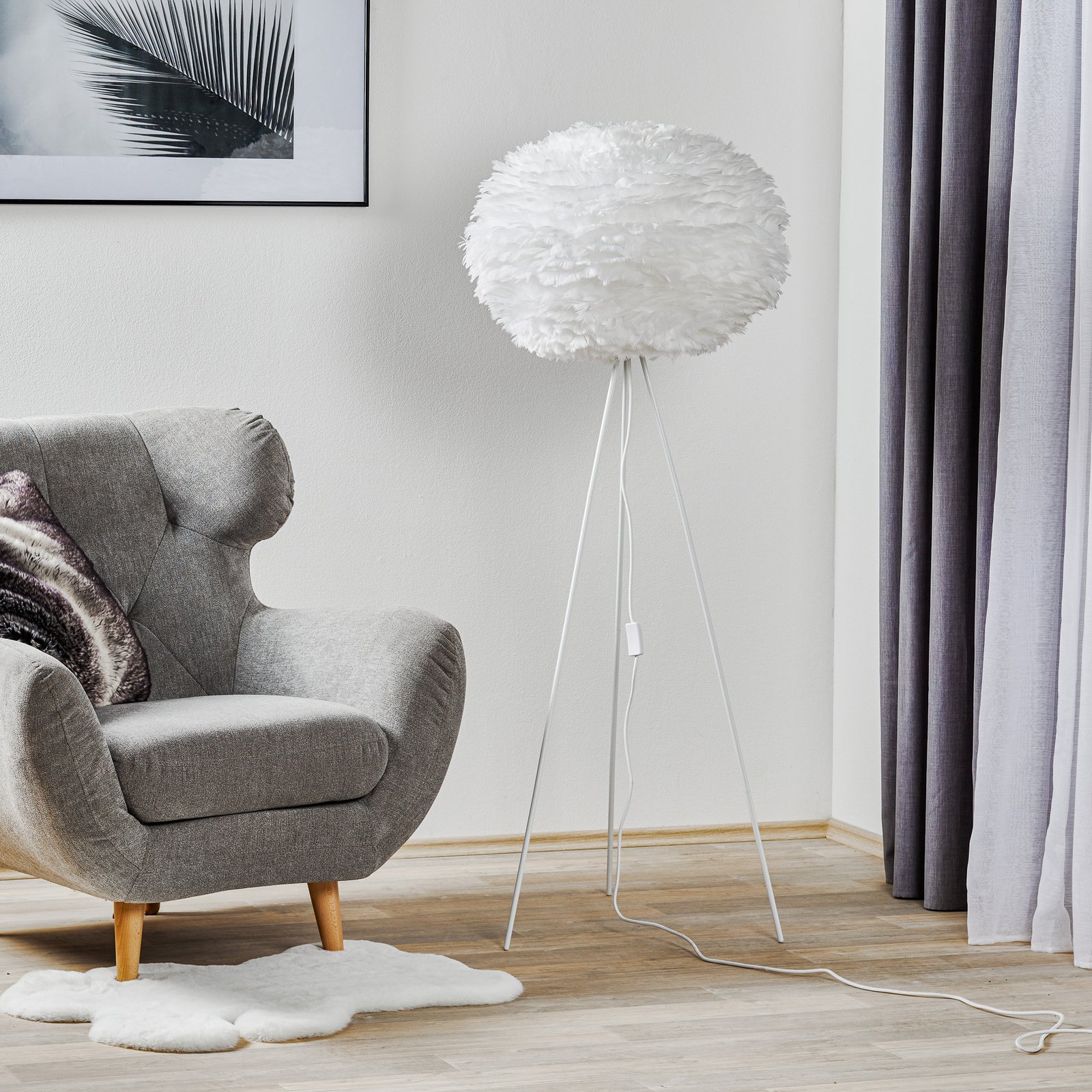 Eos Lampadaire Large Blanc - UMAGE