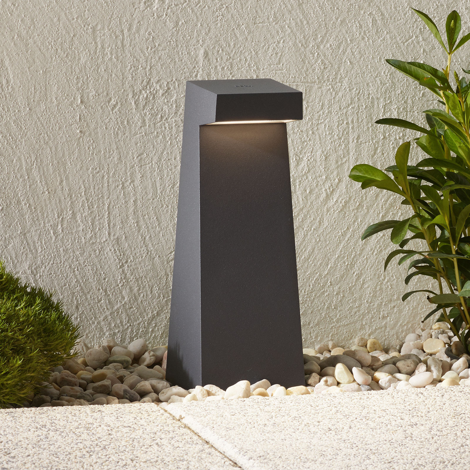 BEGA 77276 - lampă LED cu postament grafit 3.000 K - modern - Metal