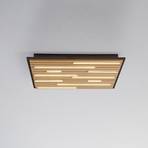 Paul Neuhaus Smart LED lubinis šviestuvas Q-Acoustic wood 62 x 62 cm