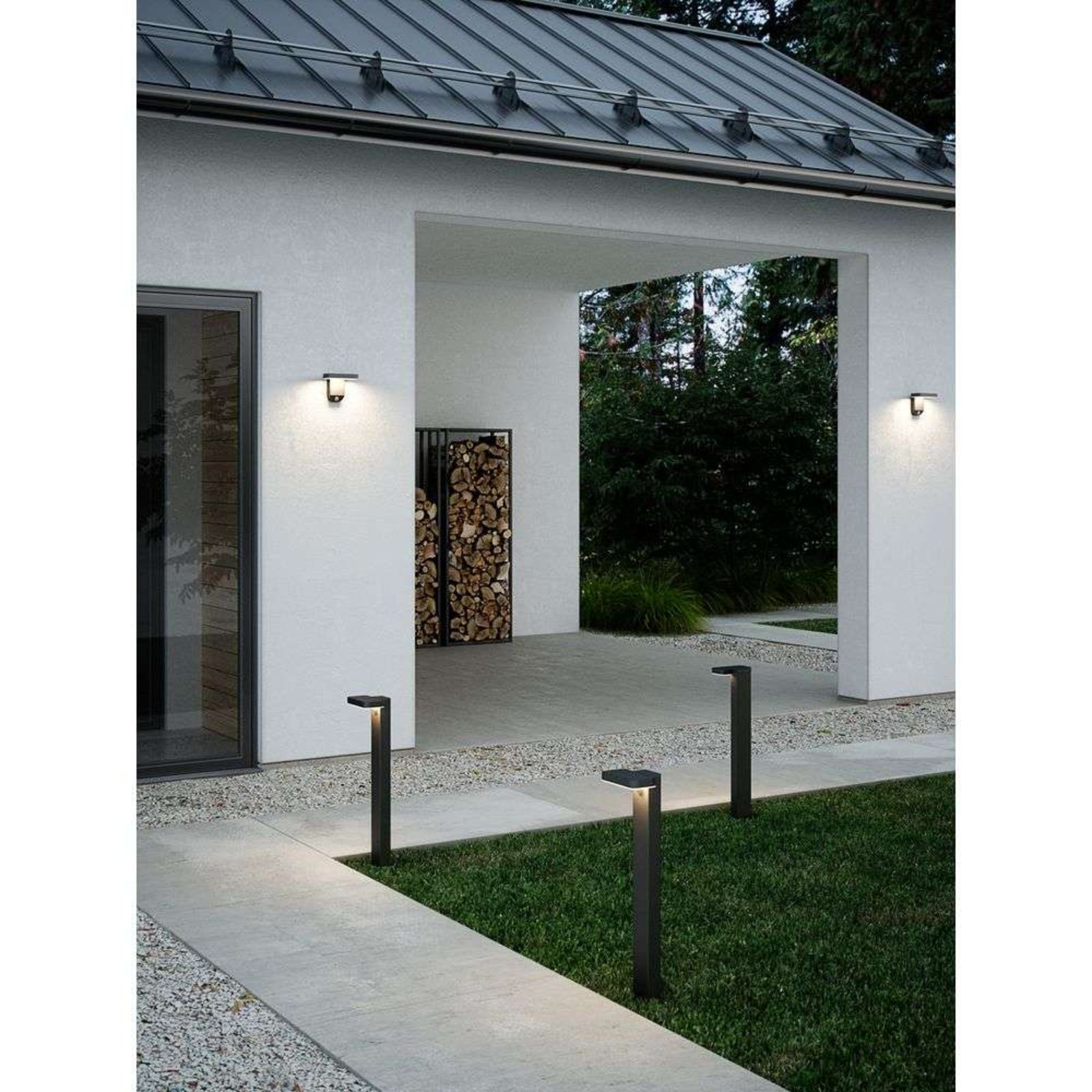 Rica Square LED Solar Lámpara  Exterior/Jardín Black - Nordlux