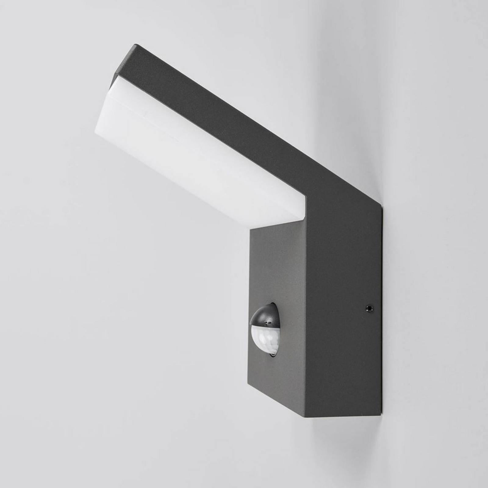 Yolena LED Aplique Exterior de Pared w/sensor Gris - Arcchio