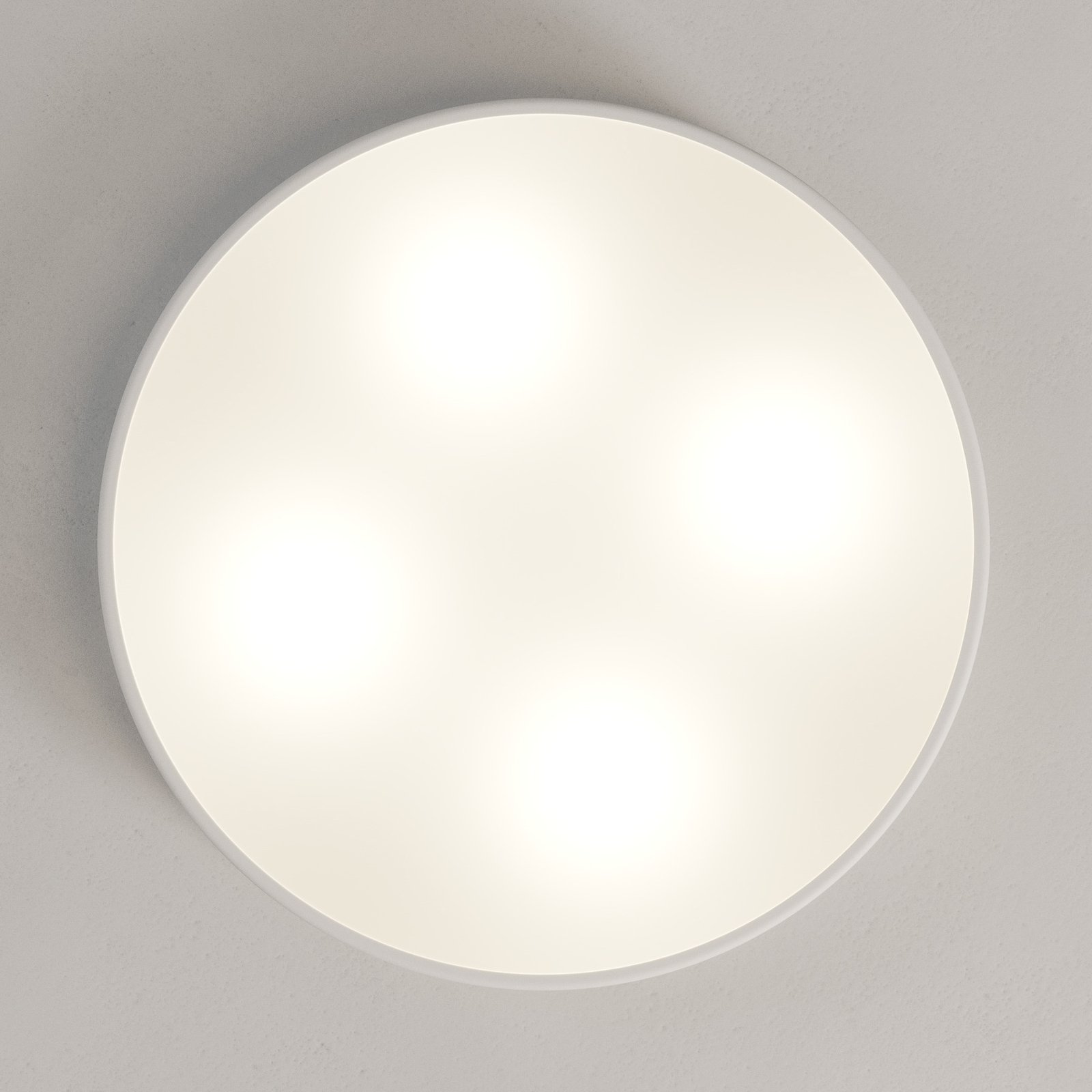 Cleo Deckenleuchte Ø 50 cm weiß Metall IP20 E27