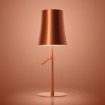 Foscarini Birdie LED piccola table lamp, copper