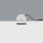 ERCO Compar recessed wide flood Bluetooth white 12cm 10W LED