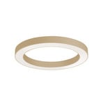 LED-Deckenlampe Oriva, sandfarben, Ø 60 cm, Metall, CCT