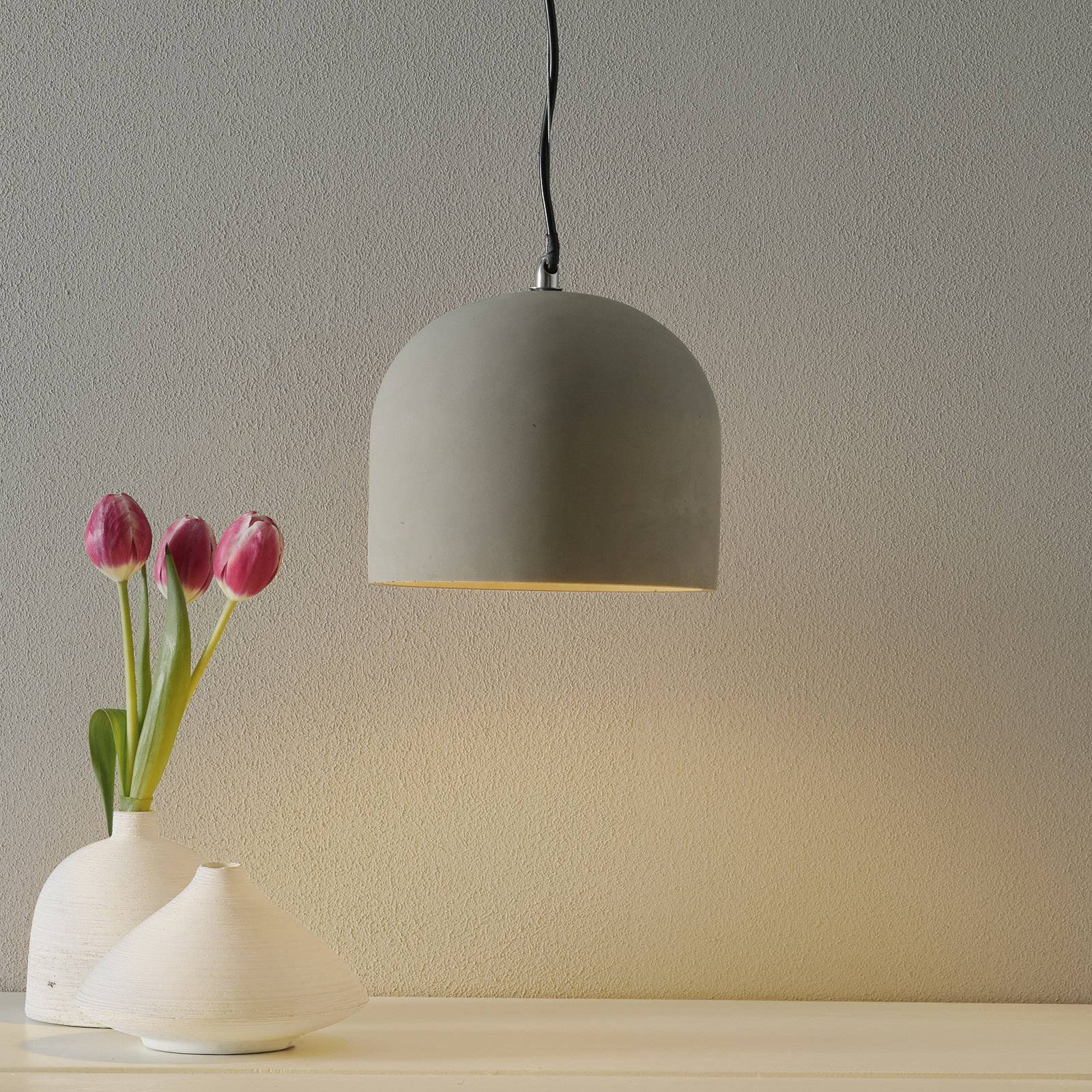 Maytoni Broni hængelampe i beton Ø 20 cm