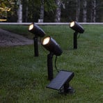 Powerspot LED solar ground spike light, set of 3