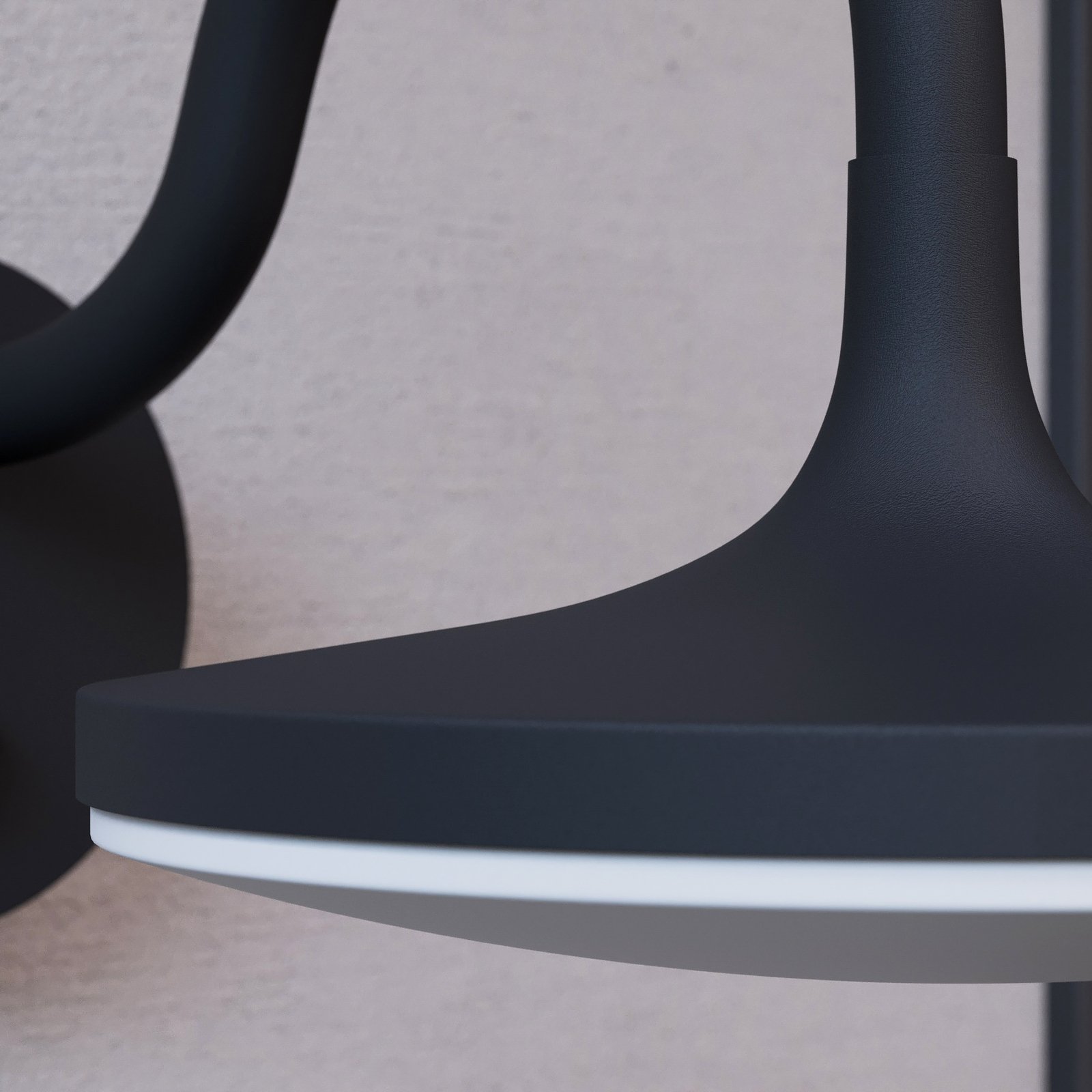 Fineria Applique Murale d'Extérieur w/Sensor Dark Grey - Arcchio