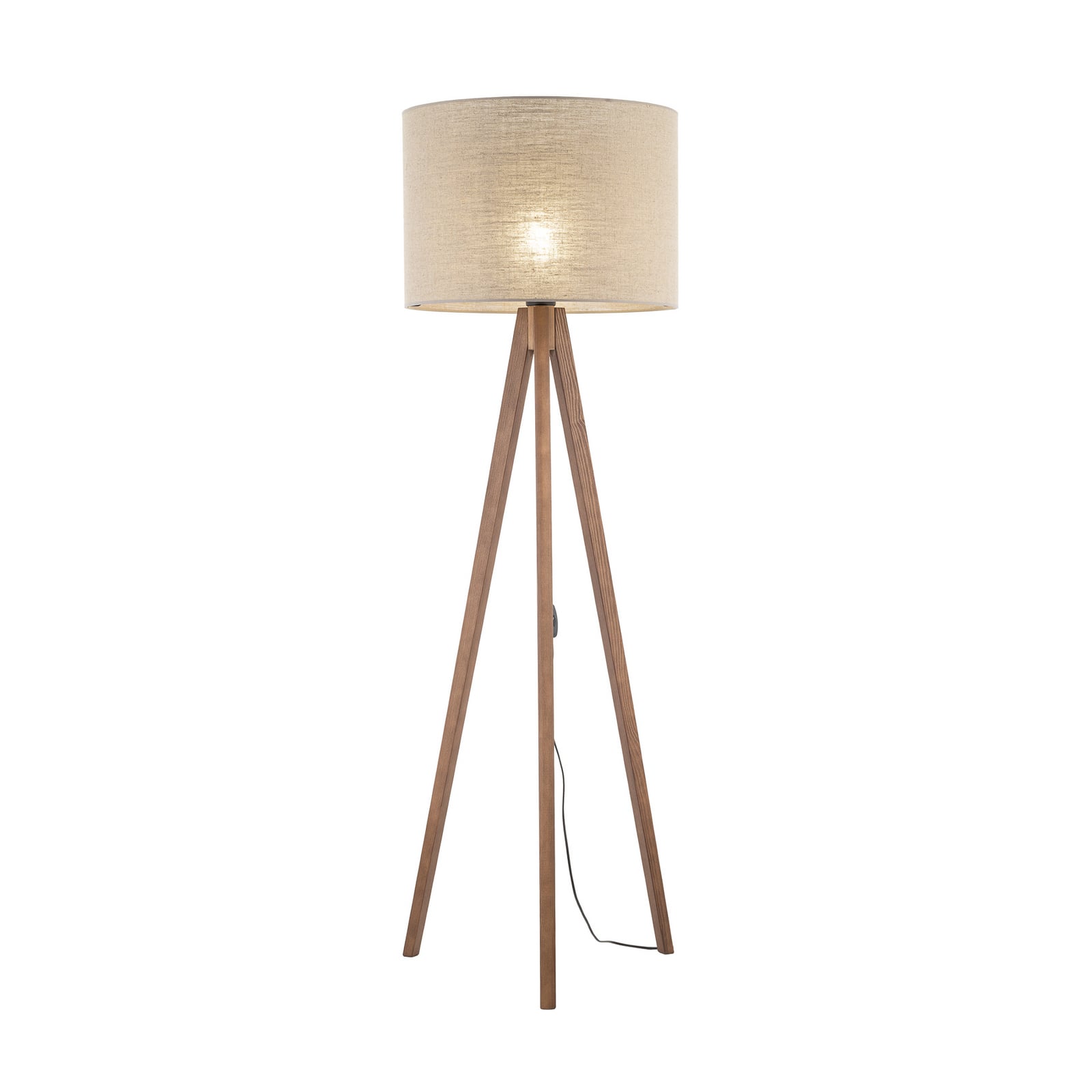 Piantana Grand, beige/noce, altezza 145 cm, E27