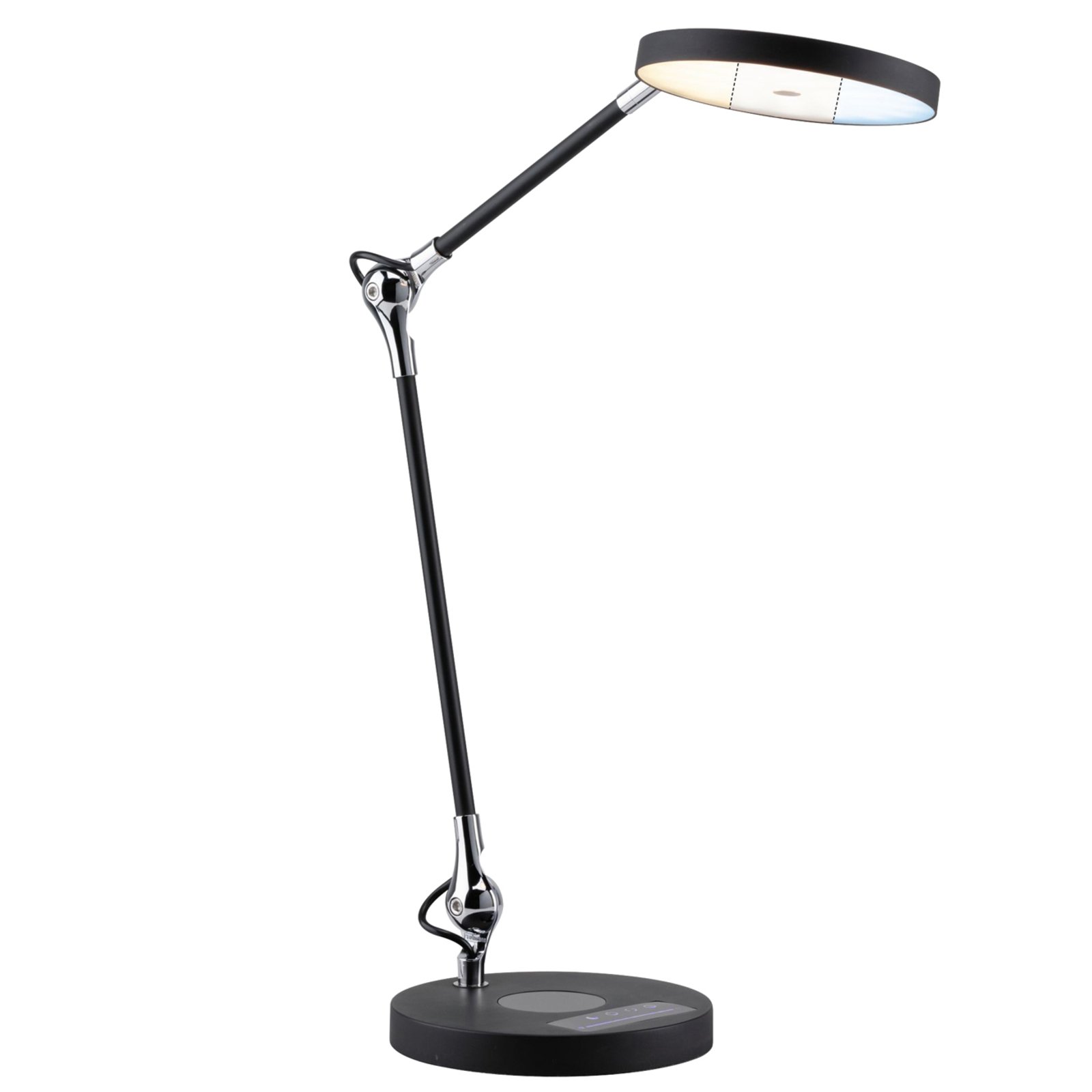 Paulmann Numis LED asztali lámpa töltés fekete
