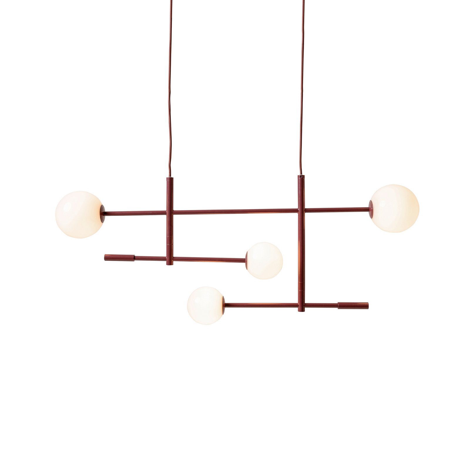 IT'S ABOUT ROMI Copenhagen hanging light, dark red, rotatable