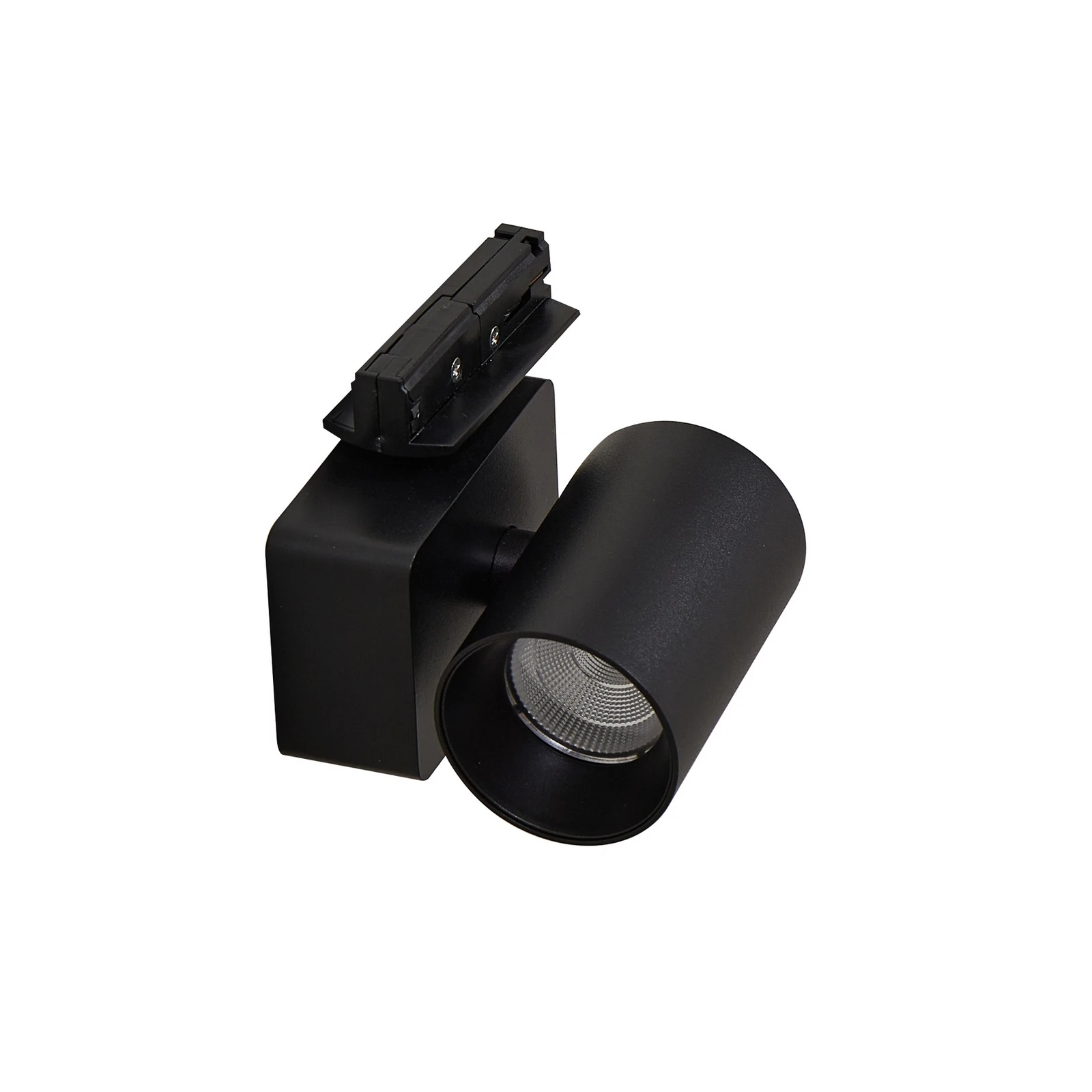 Projecteur LED Lindby Linaro/Brinja sur rail, noir, monophasé