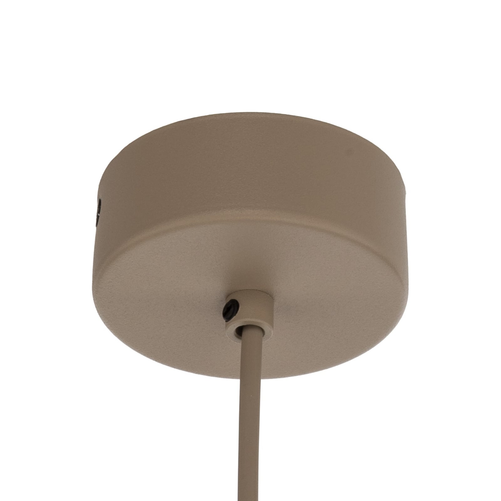 Suspension Oslo, couleur sable, métal, Ø 34 cm, E27