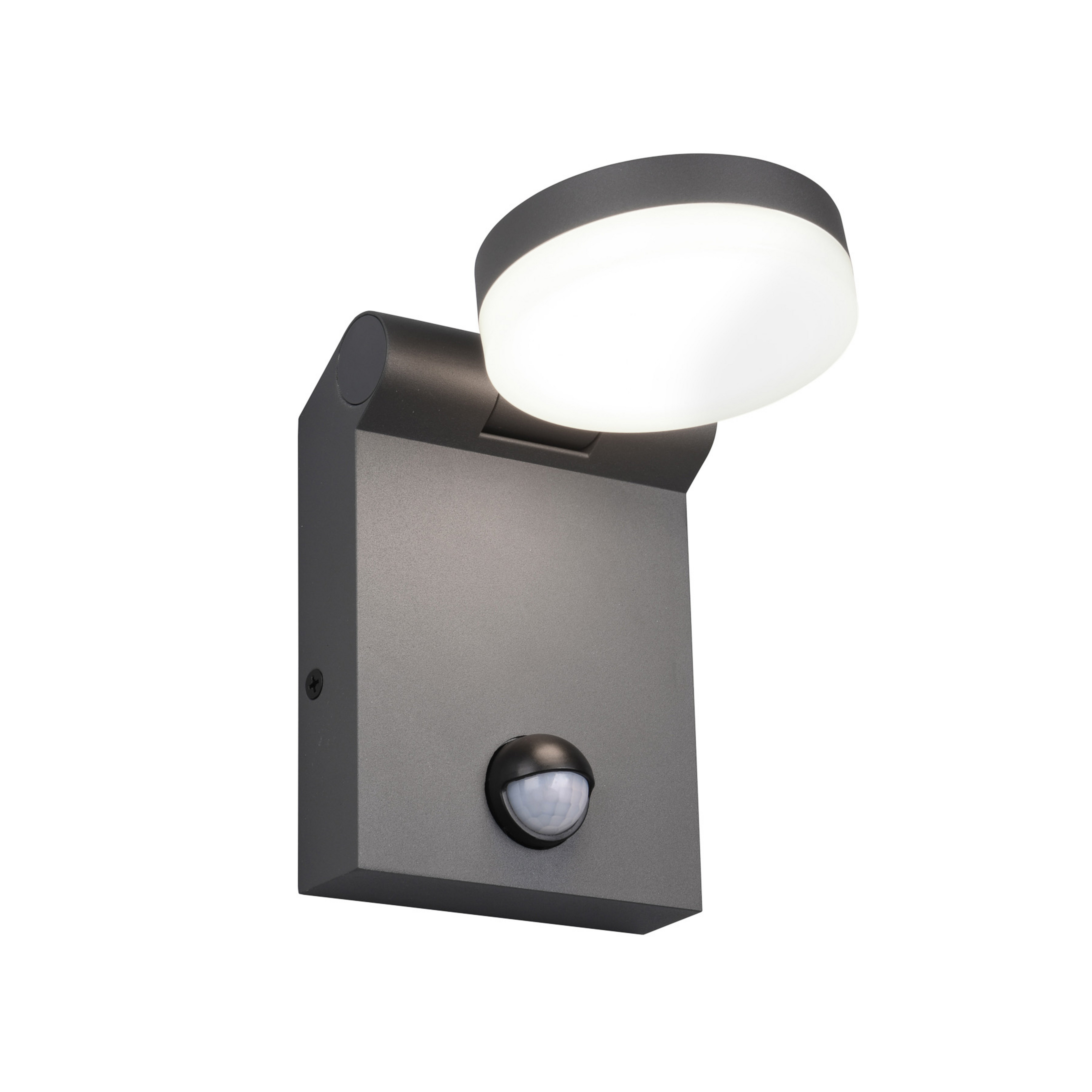 Applique da esterno a LED Adour, antracite, sensore, inclinabile, CCT