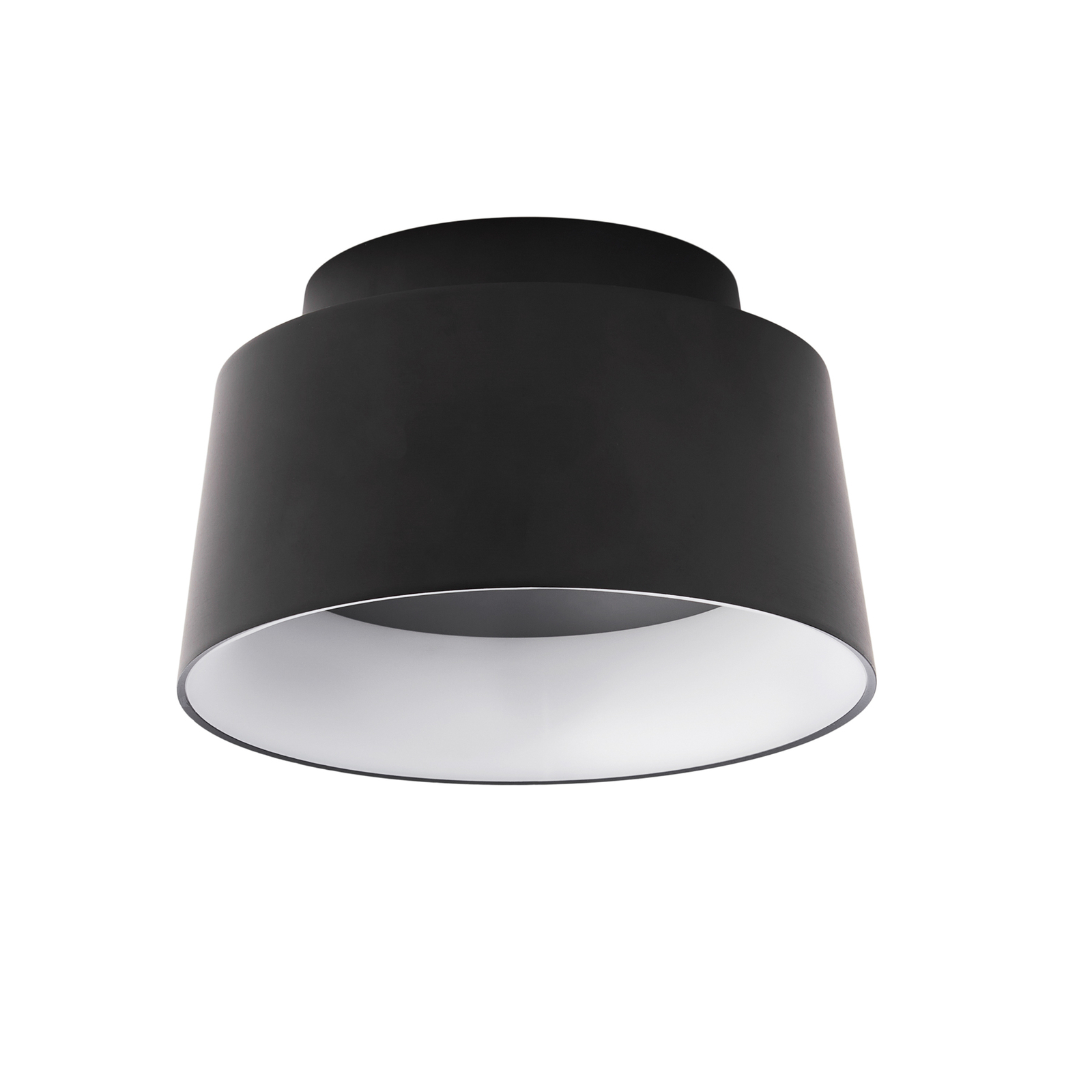 LOOM DESIGN LED ceiling lamp Cookie black aluminium Ø 15 cm