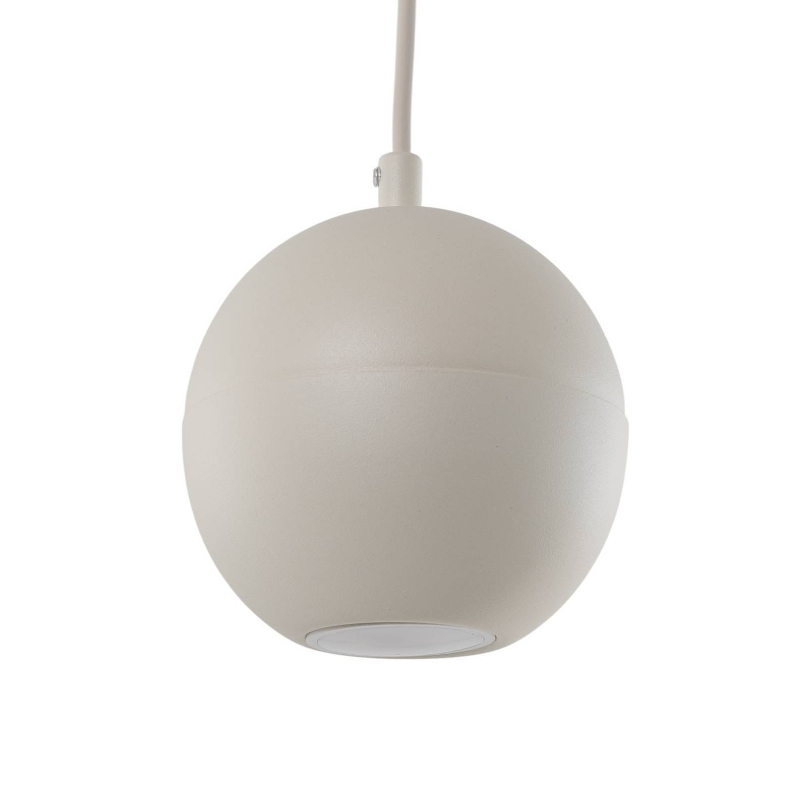 Lampa wisząca Midway, 1-punktowa, kolor piaskowy, metal, GU10