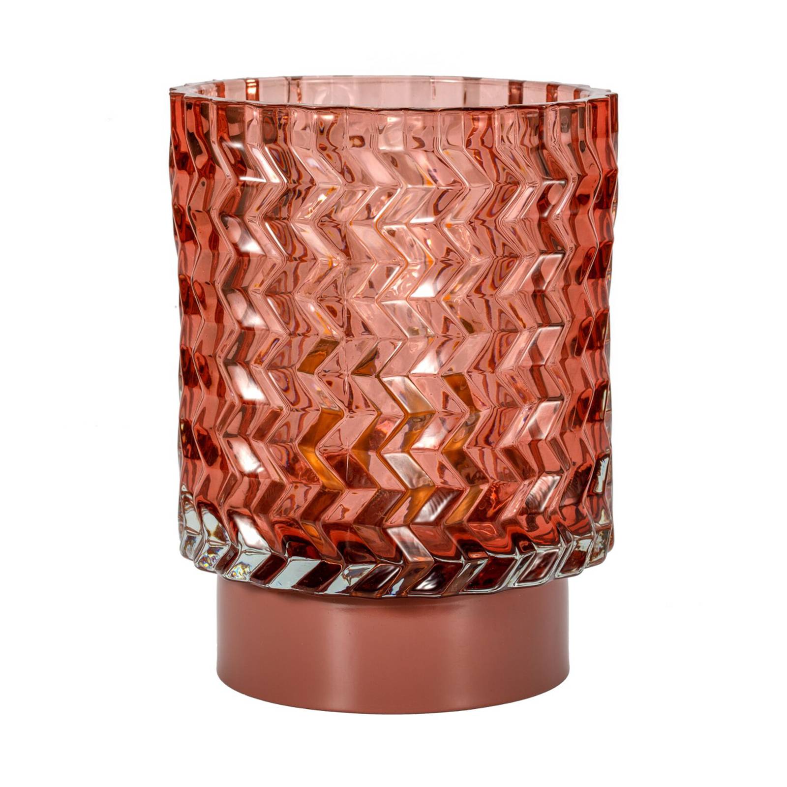 Pauleen Sweet Glamour E14-LED Batterie rot Metall