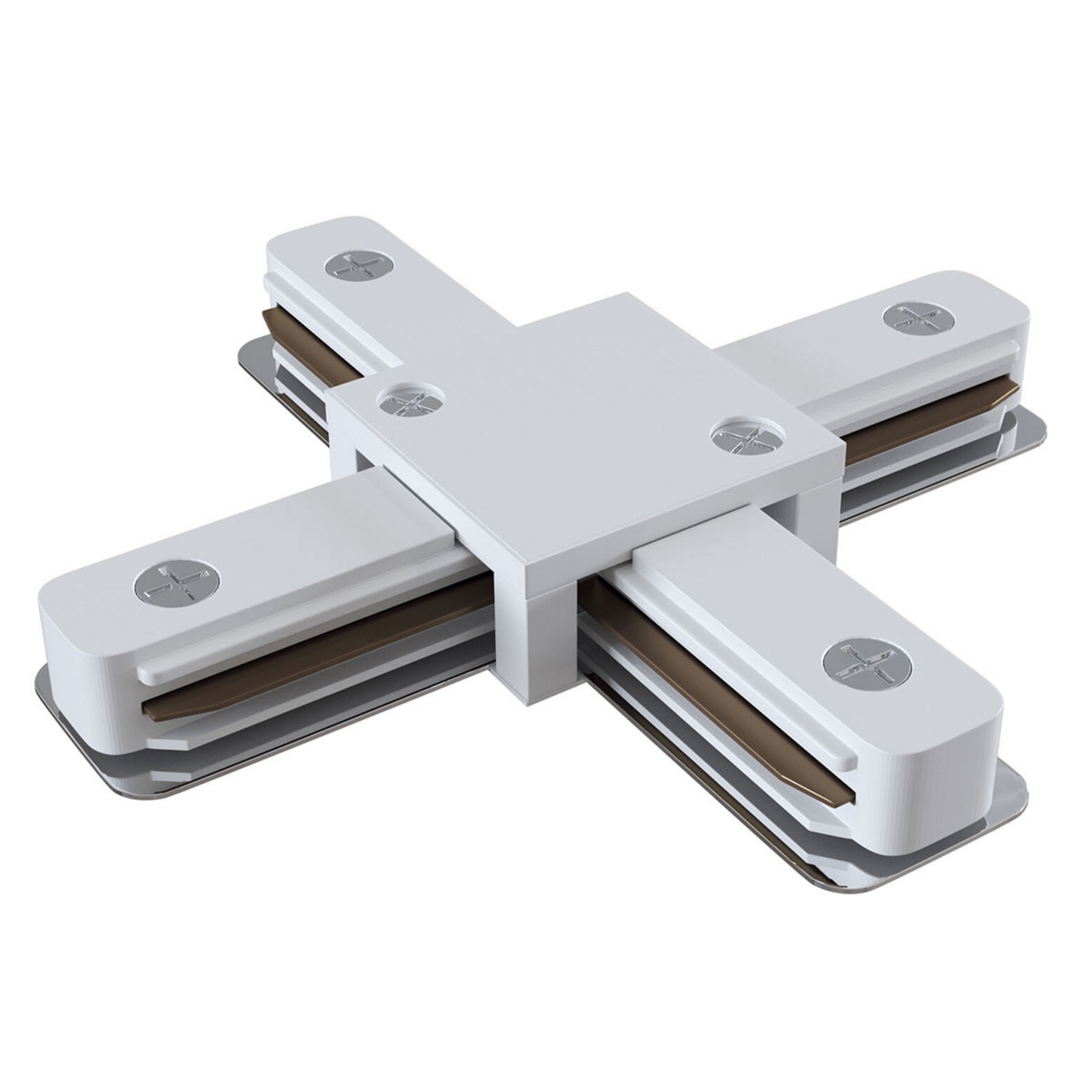 Kolejnice X-connector, 1-fázová kolejnice, bílá