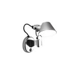 Tolomeo Micro Faretto Nástěnné Svítidlo s Switch E14 Aluminium - Artemide