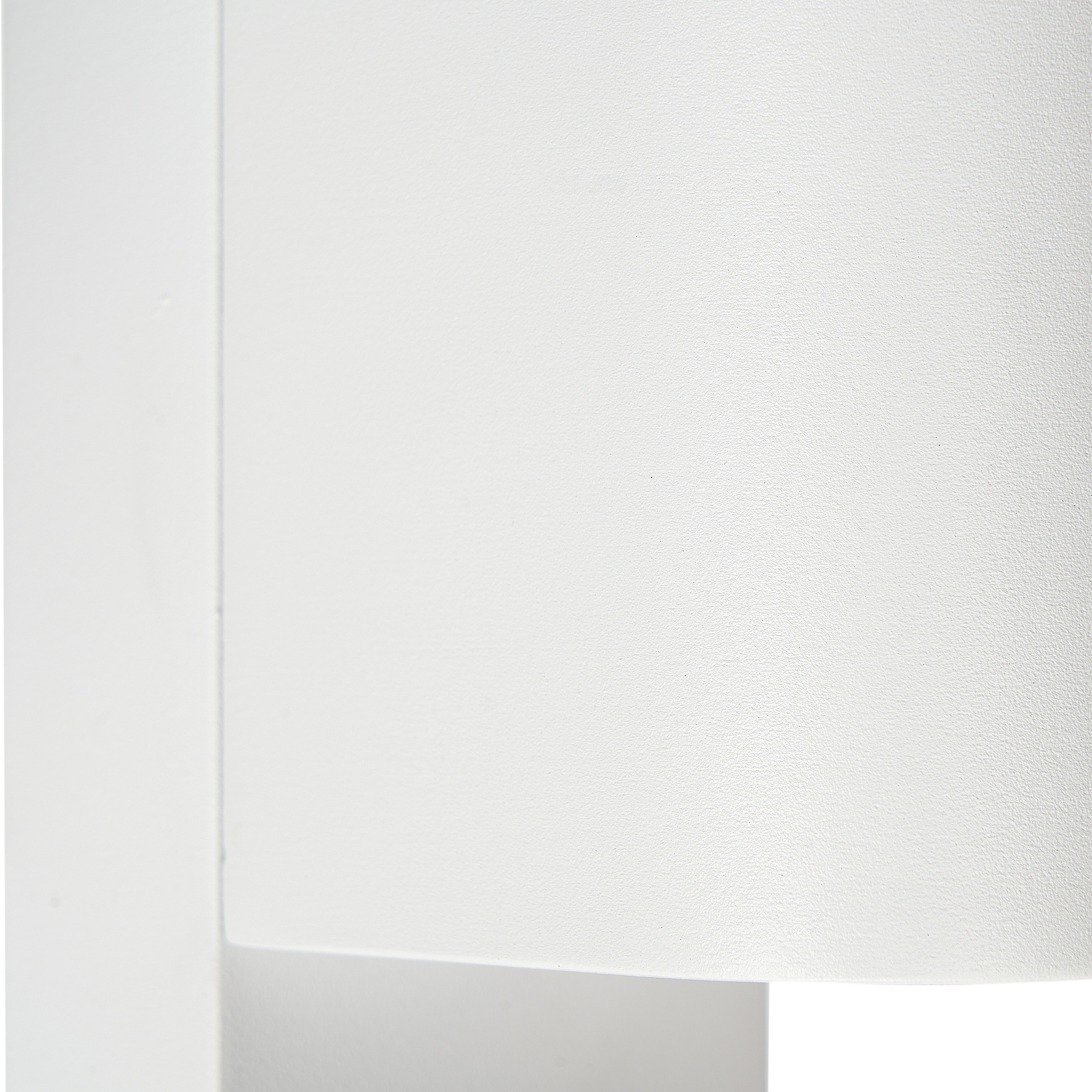Prios външна стенна лампа Tetje, бяла, кръгла, сензорна