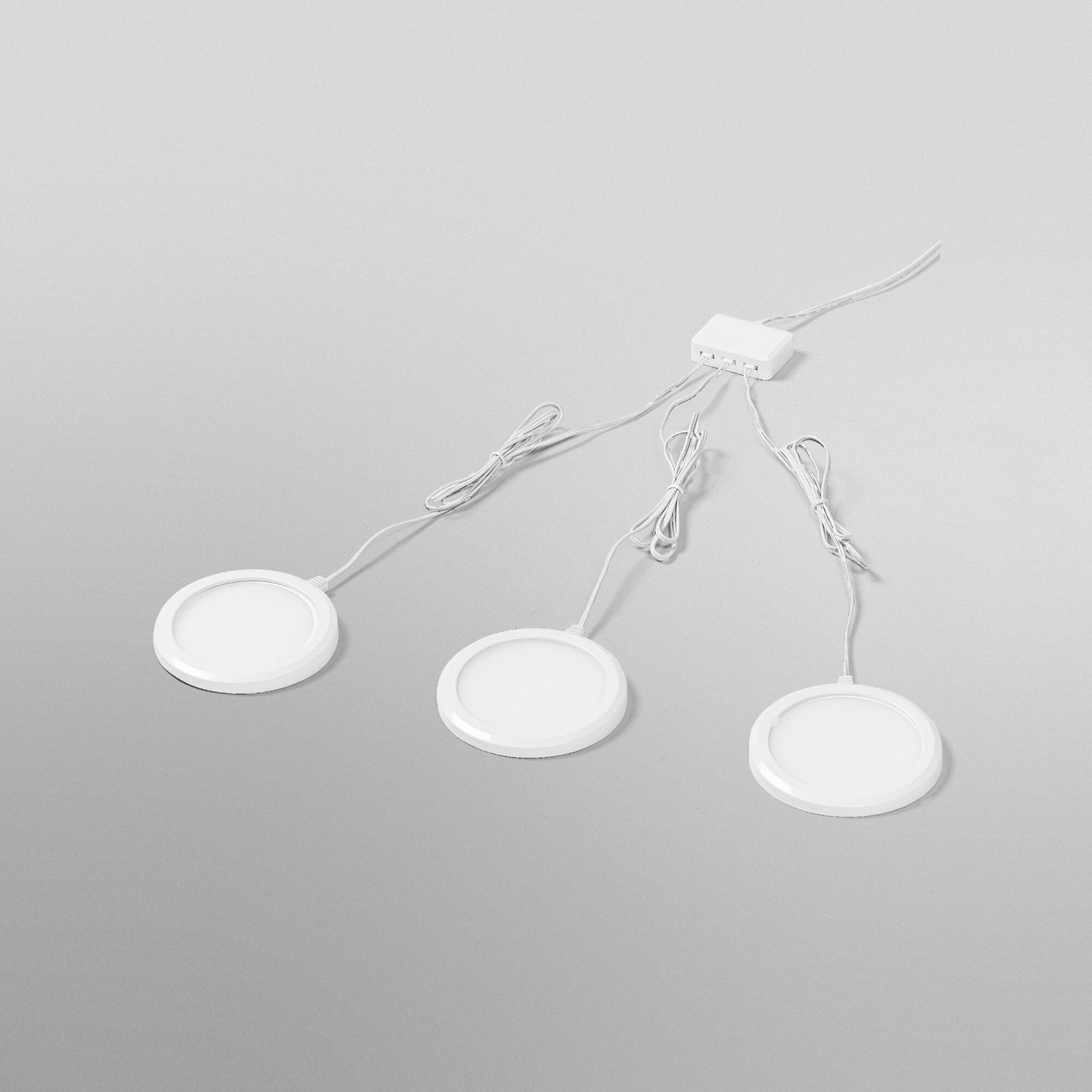 OSRAM SMART+ WiFi UNDERCABINET ROUND, weiß, Ø 8 cm, 3er-Set