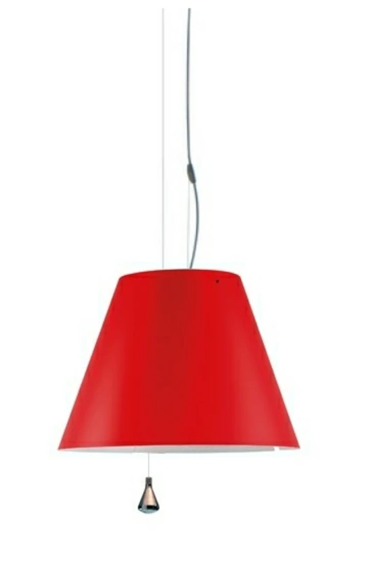 Luceplan - Costanza Pendelleuchte Up/Down Primary Red