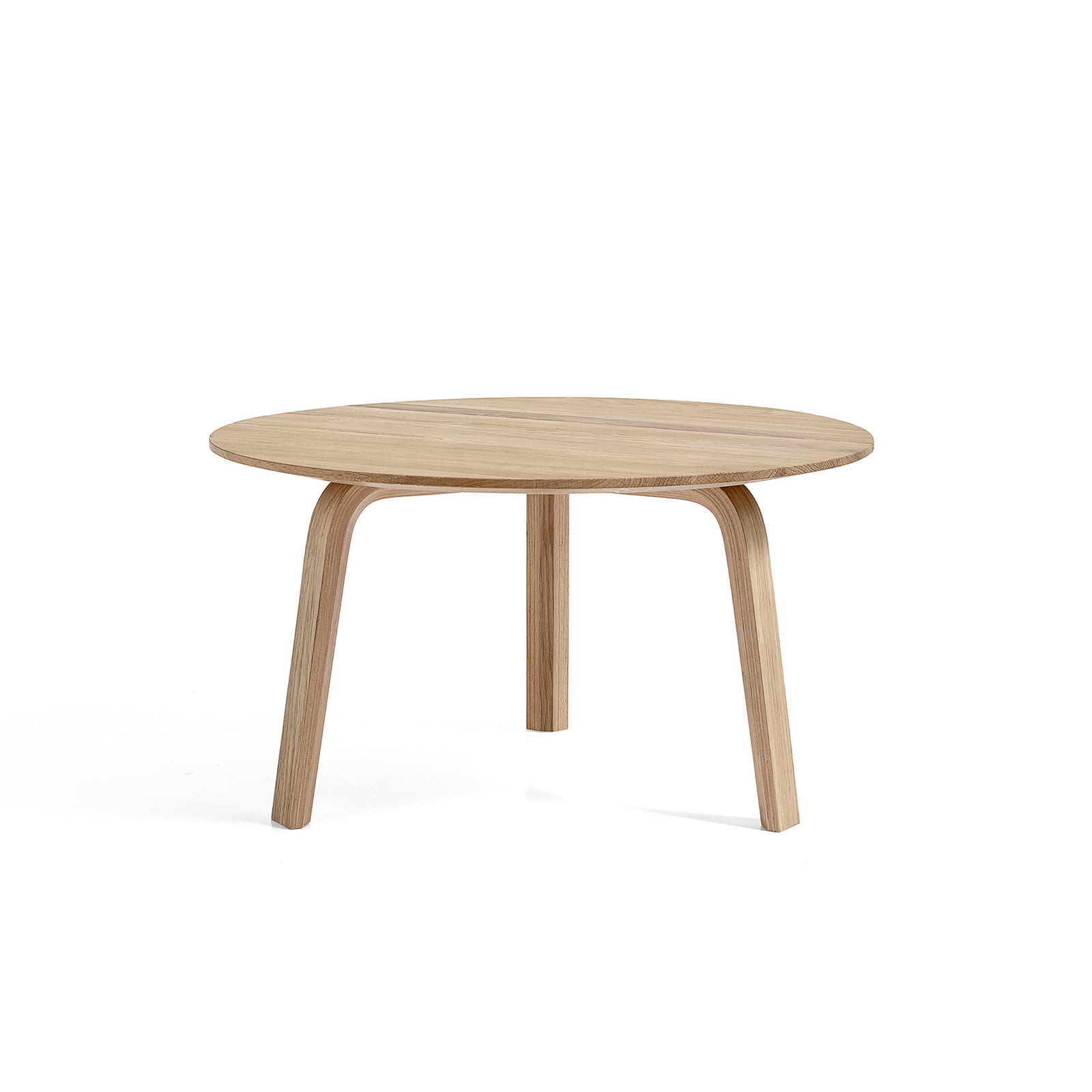 Bella-sohvapöytä, lakattu tammi, Ø60 x H32 cm - HAY