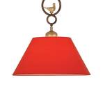 Dekorativ taklampa PROVENCE CHALET i rött