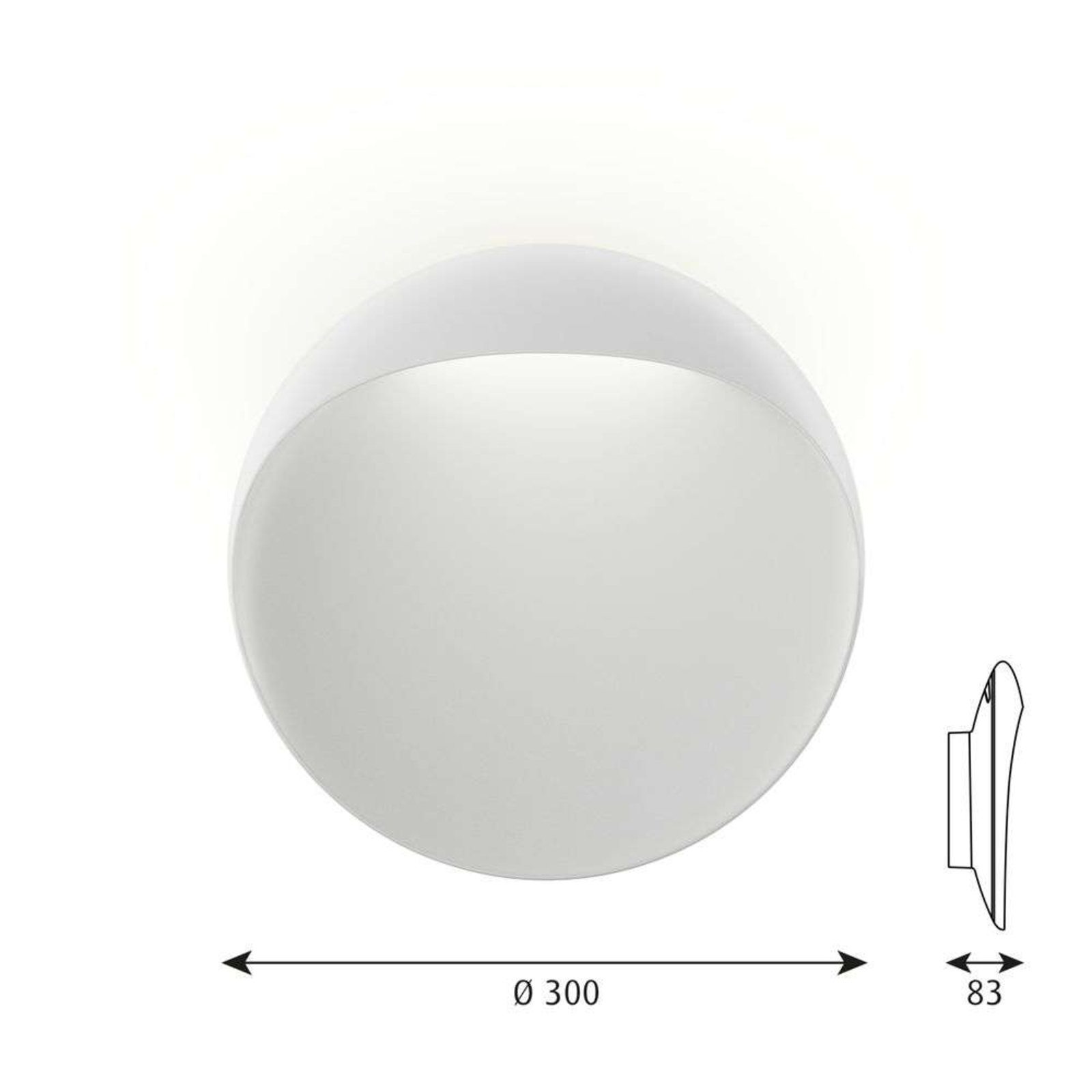 Flindt Aplique de Pared Ø300 3000K Blanco - Louis Poulsen