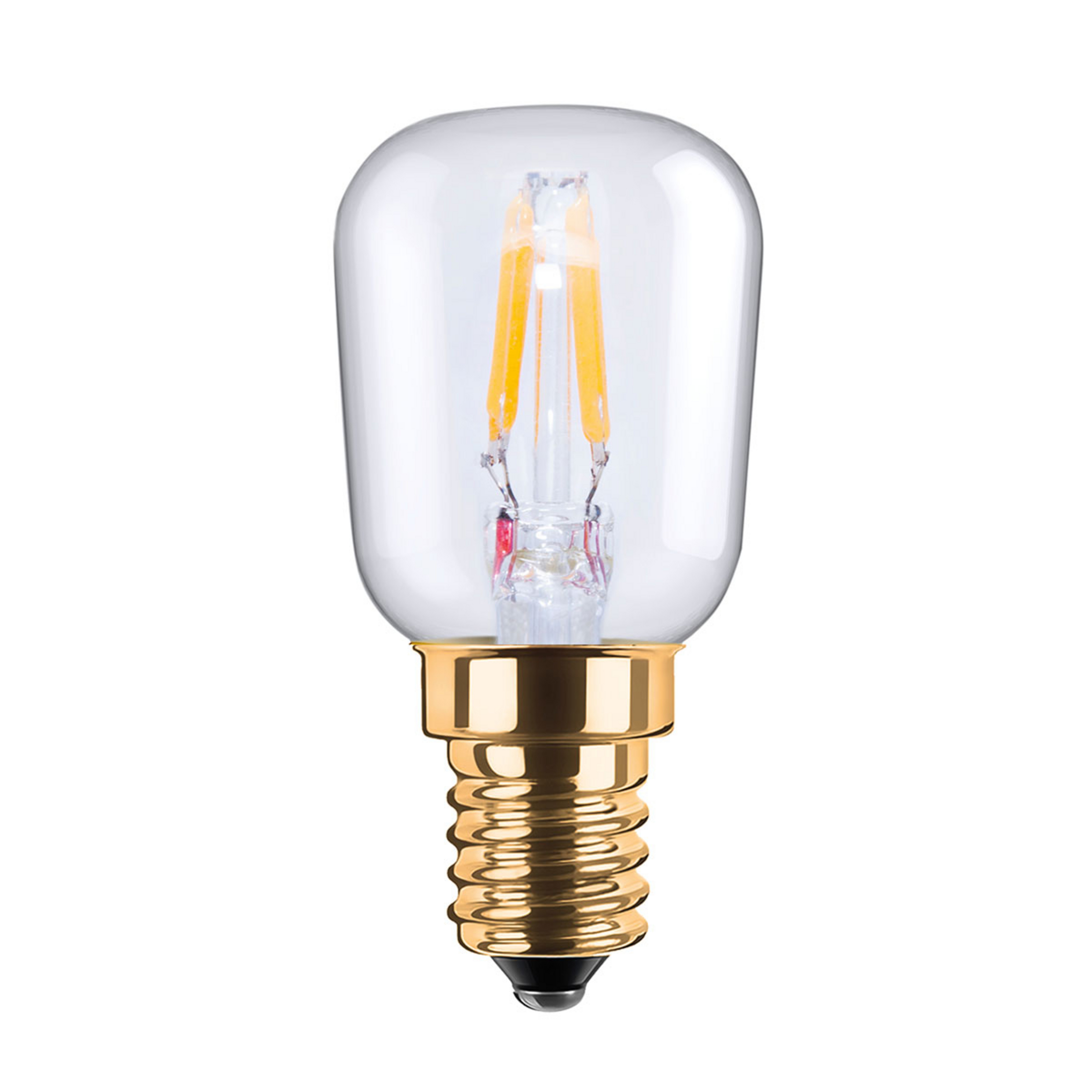 LED-køleskabslampe E14 1,5W 2.200K 80lm klar
