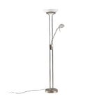 Yveta Floor Lamp Nickel/White - Lindby