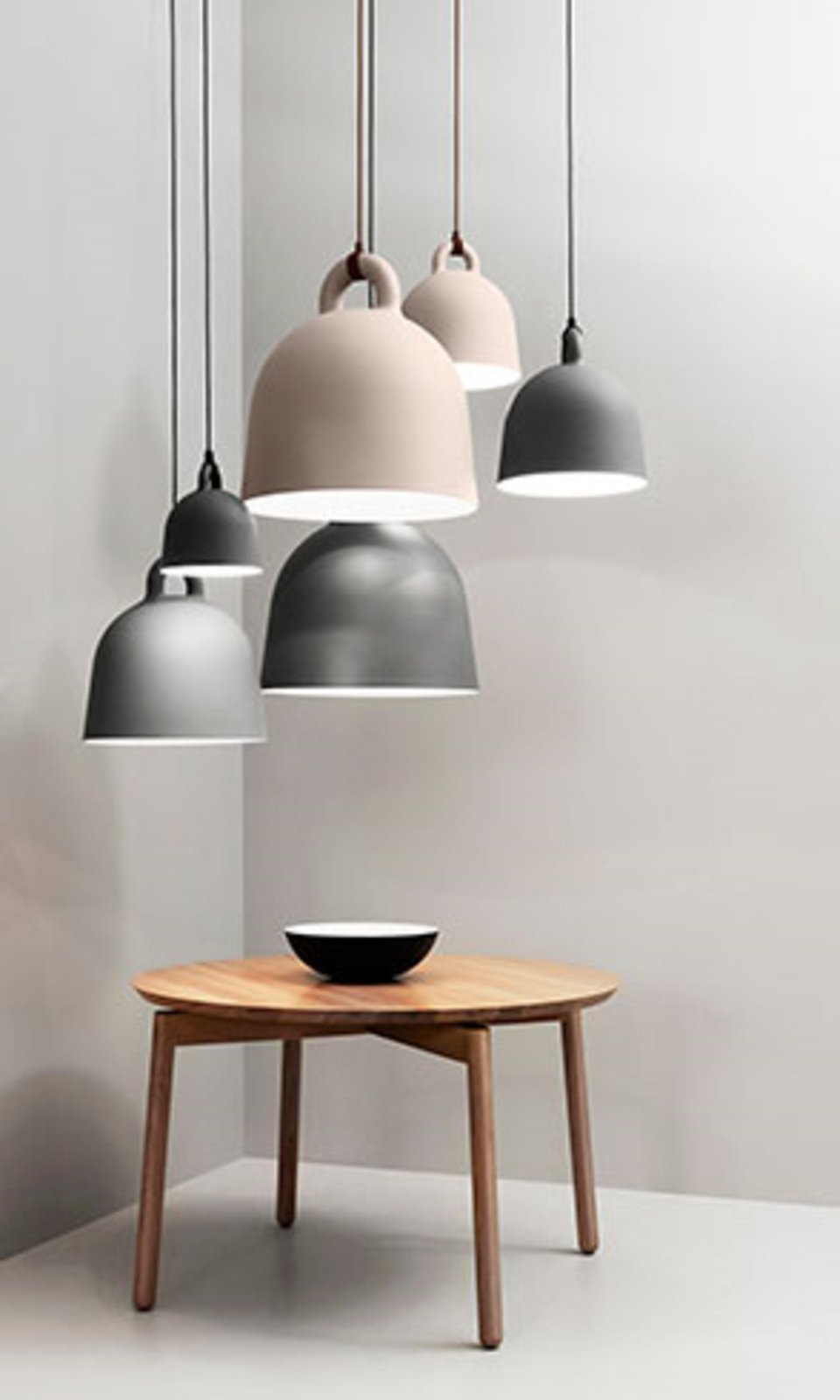 Bell Lustră Pendul Medium Grey - Normann Copenhagen