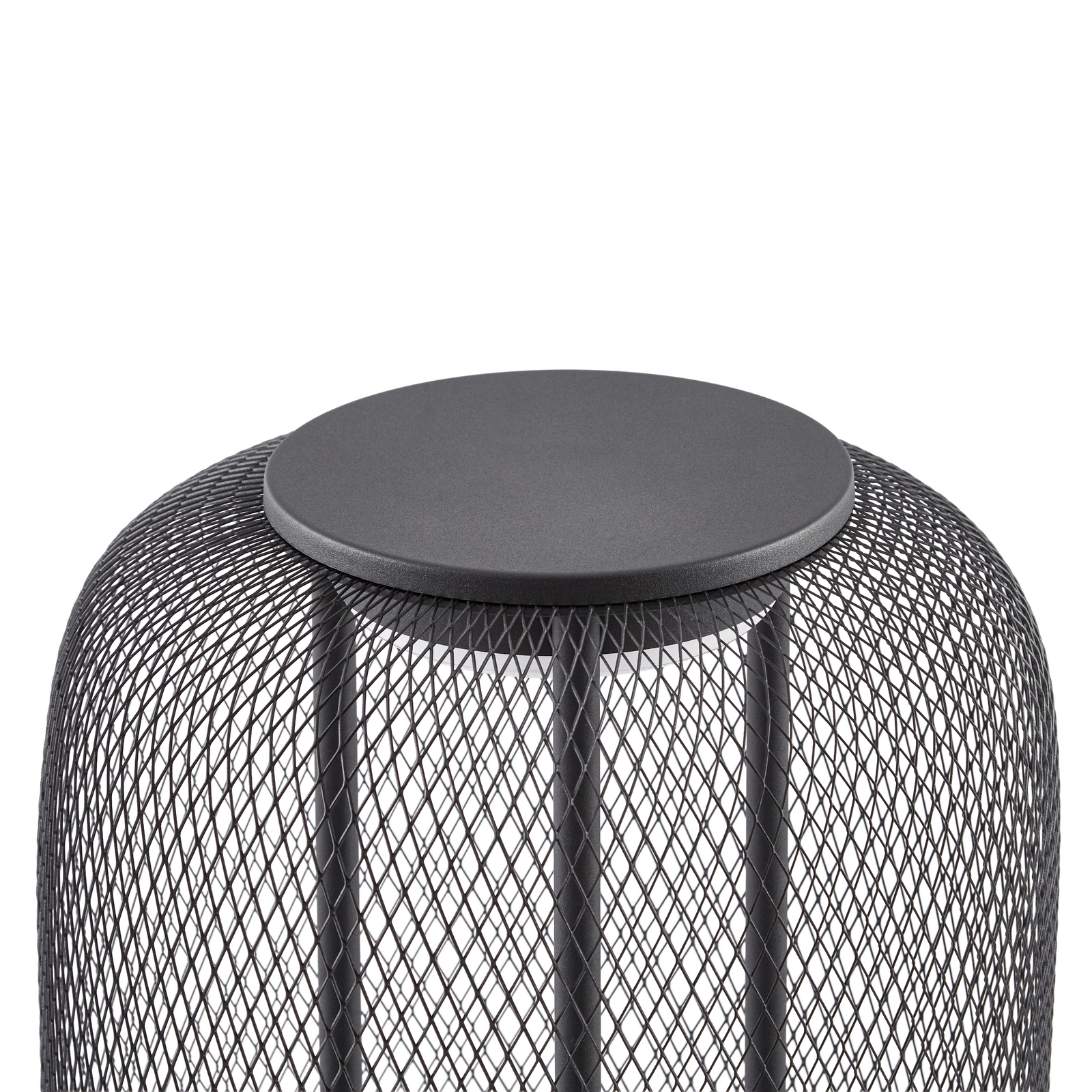 Lucande LED-lattiavalaisin Korvyn, musta, korkeus 80 cm, IP44