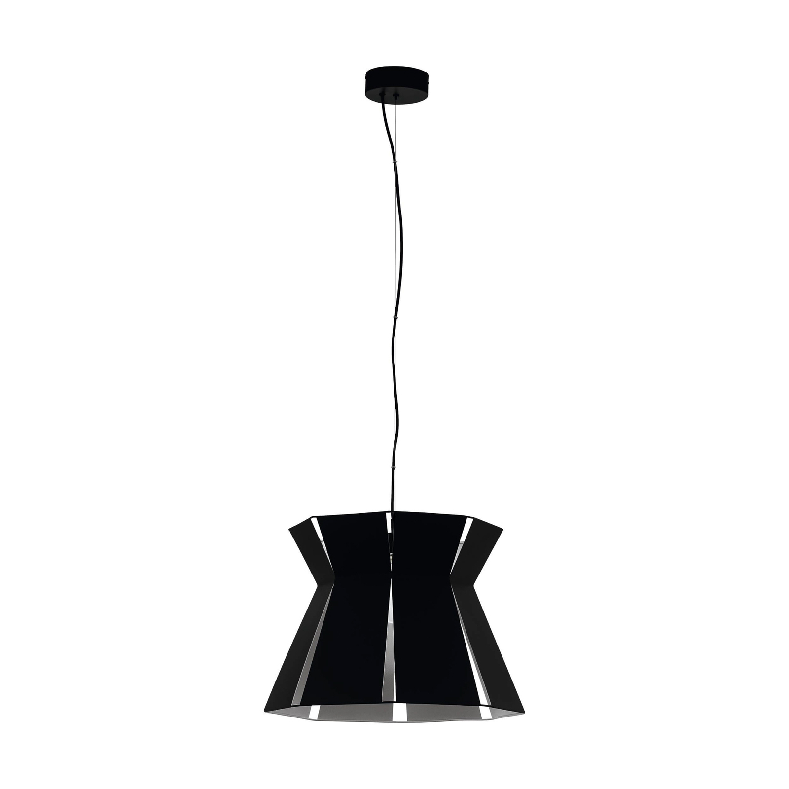Valecrosia függő lámpa, fekete, Ø 42 cm