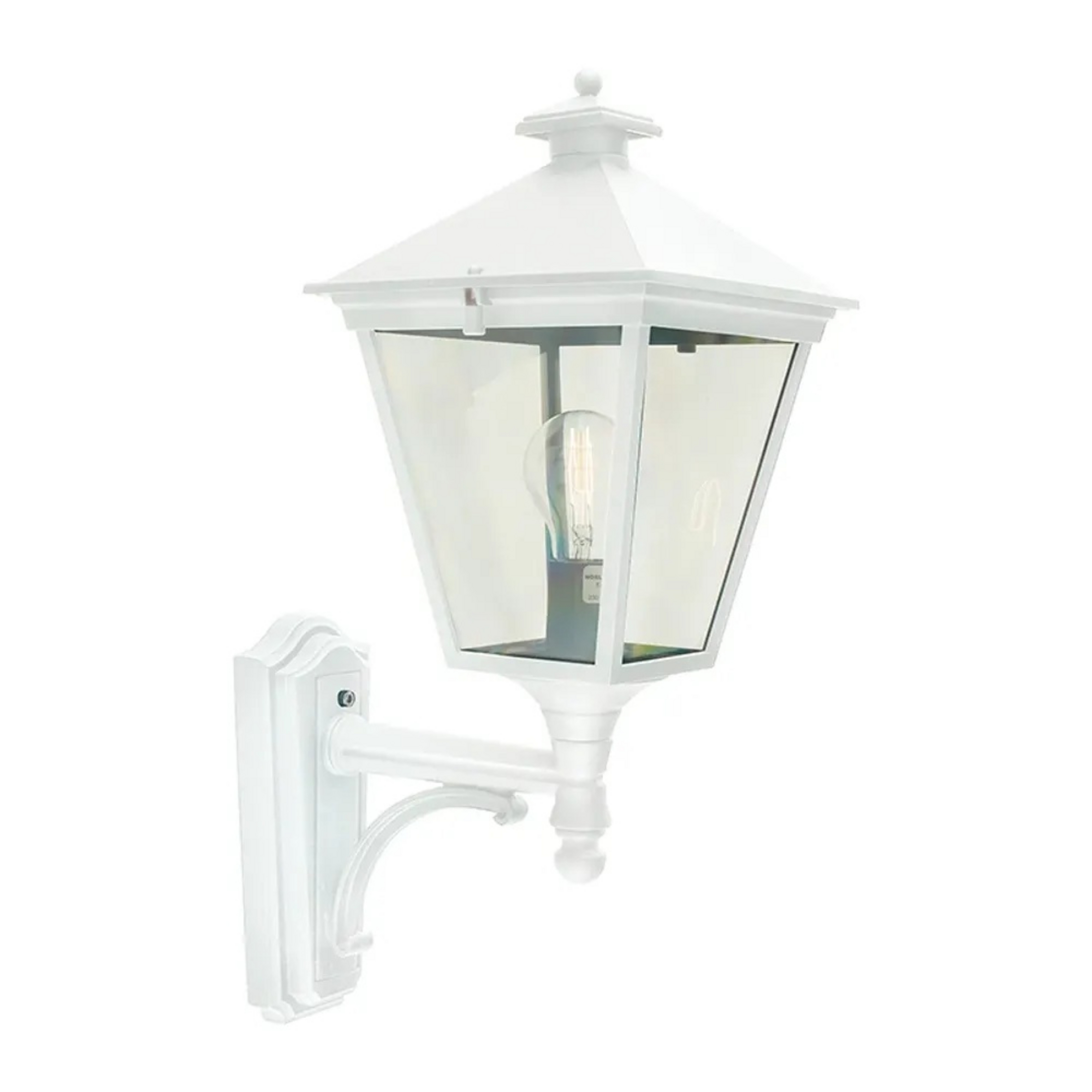 London Up Outdoor Wall Lamp Small White - Norlys