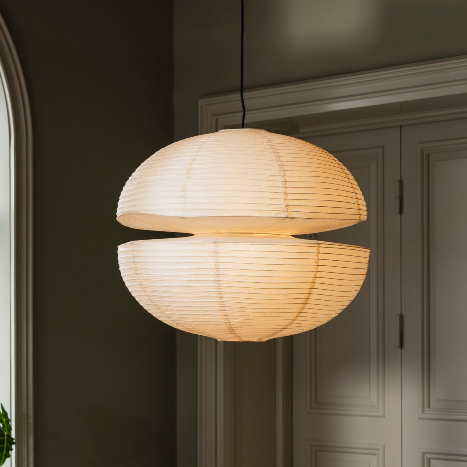 Mela abažur, Ø 60 cm, bež, E27 - Globen Lighting