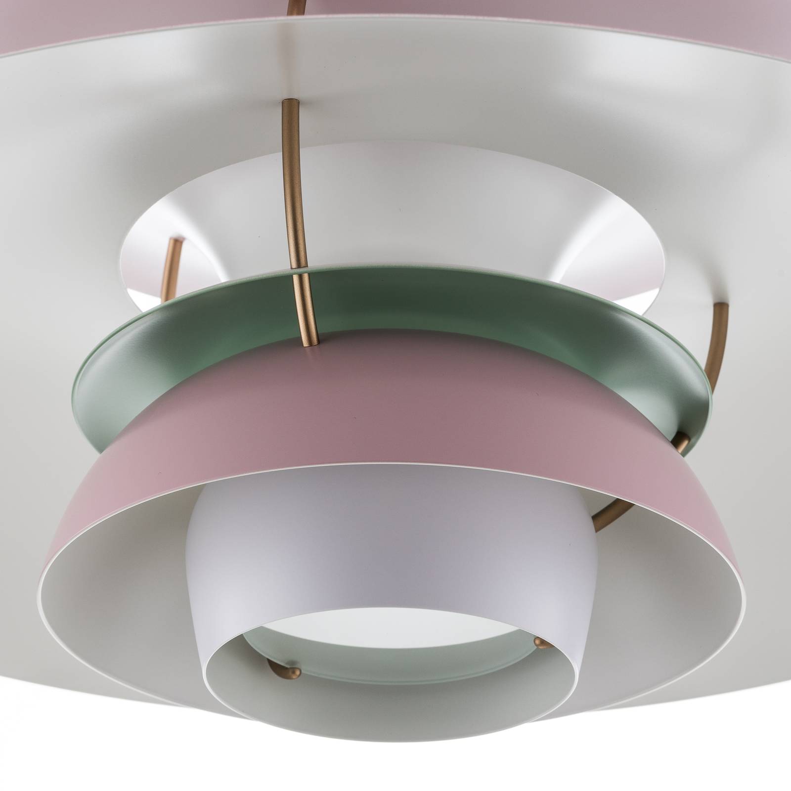 Louis Poulsen PH 5, lampa wisząca, różowa