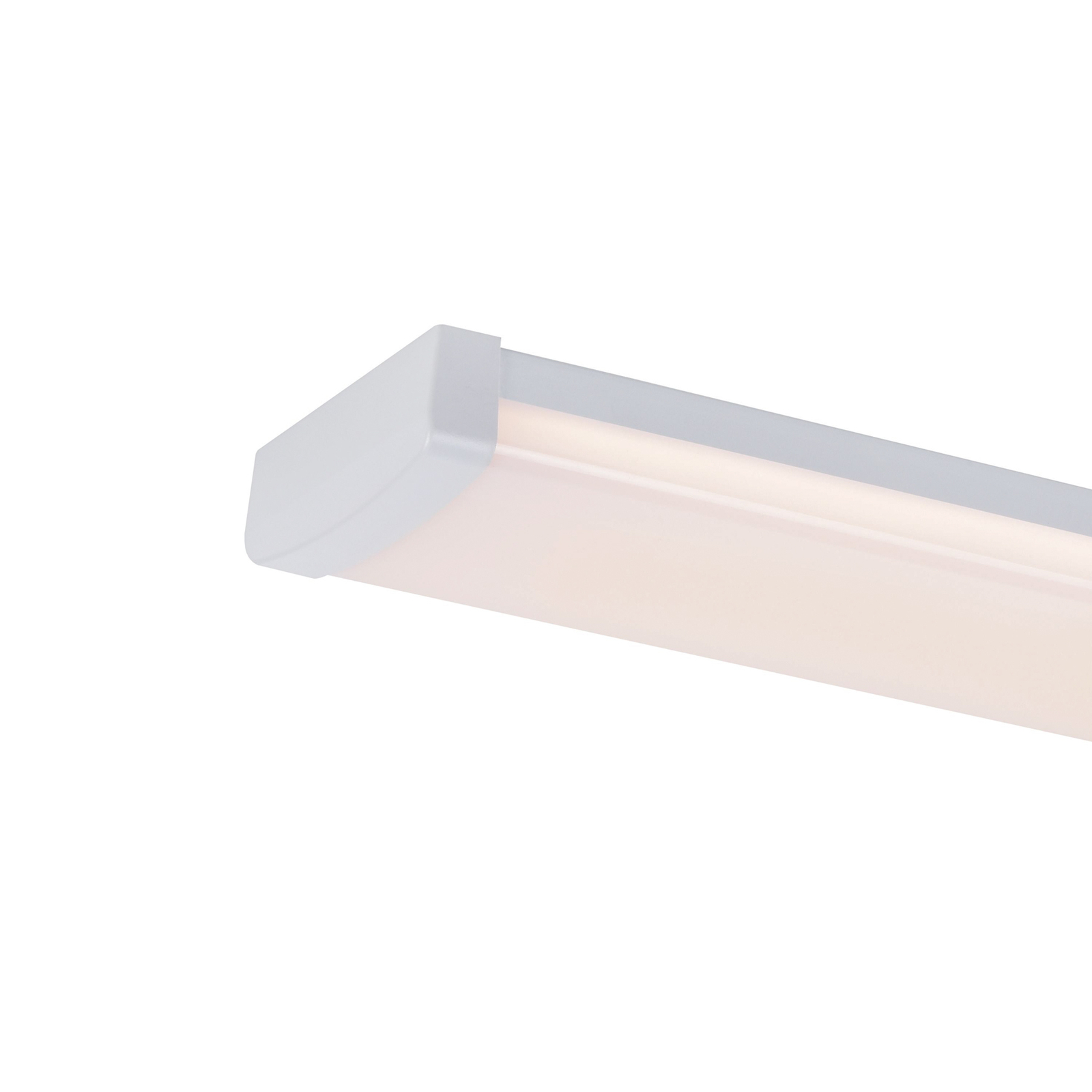 Wilmington LED batten light, length 90.5 cm, white, plastic