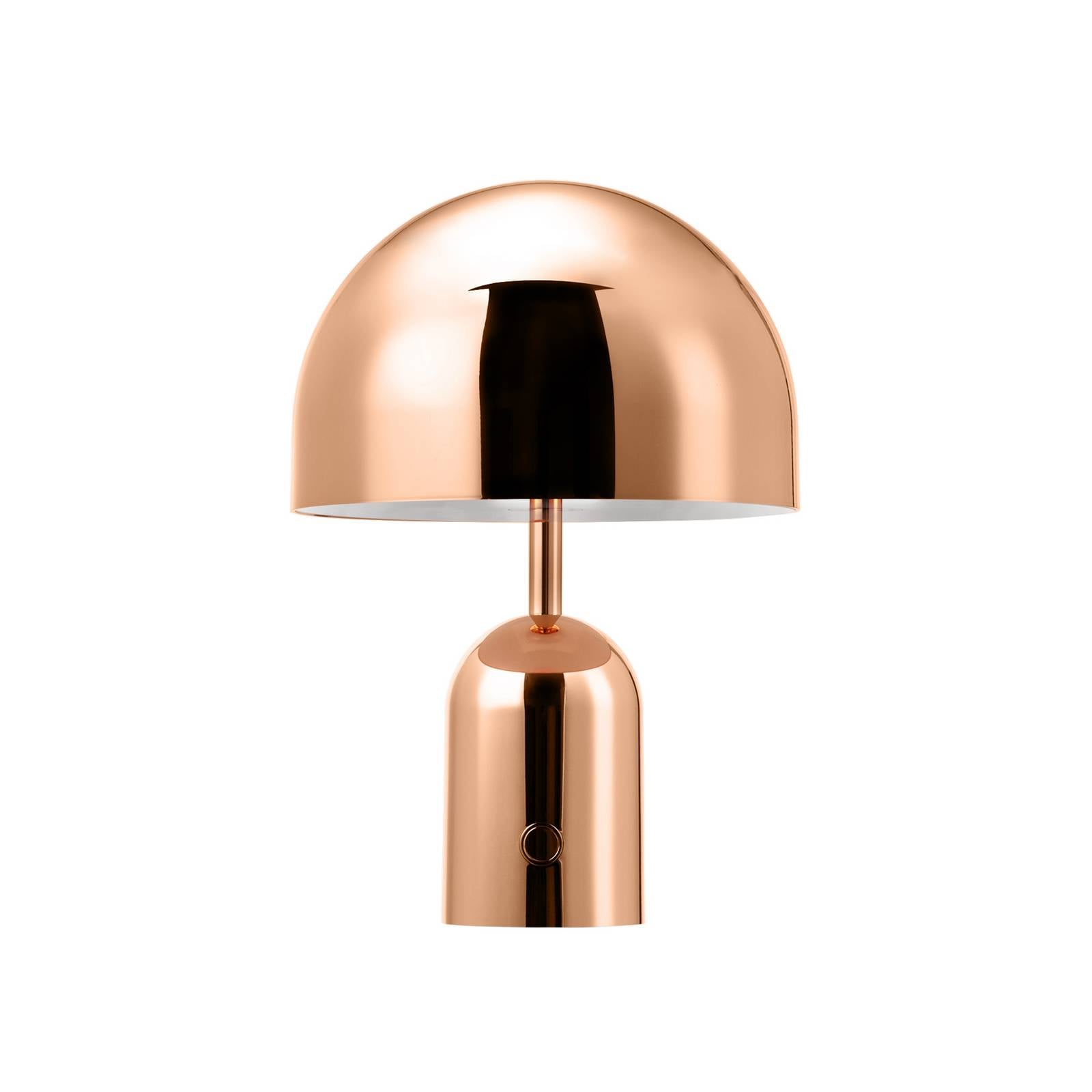 Tom Dixon Akku-Tischlampe BELL PORTABLE, kupfer, 28 cm IP44